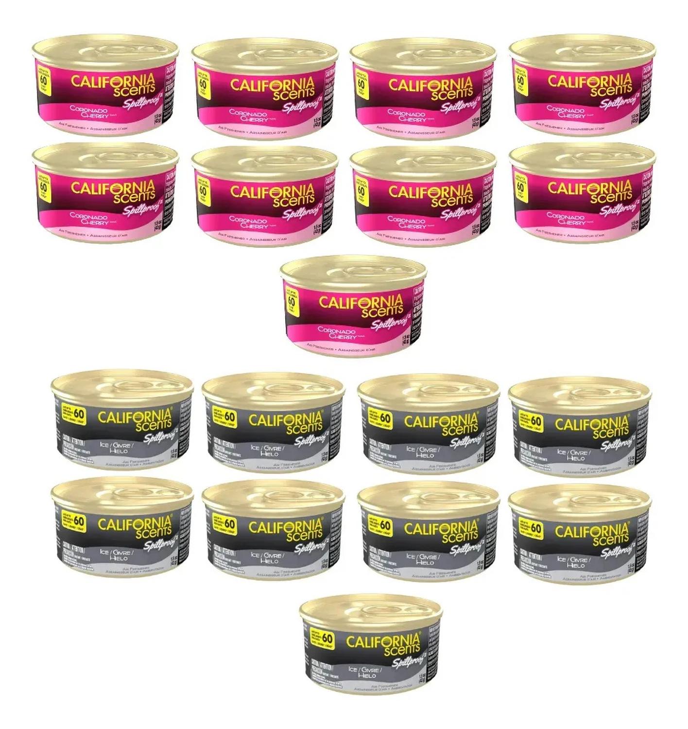 Aromatizante Auto California Scents Ice Cherry 18 Piezas — imagen 1