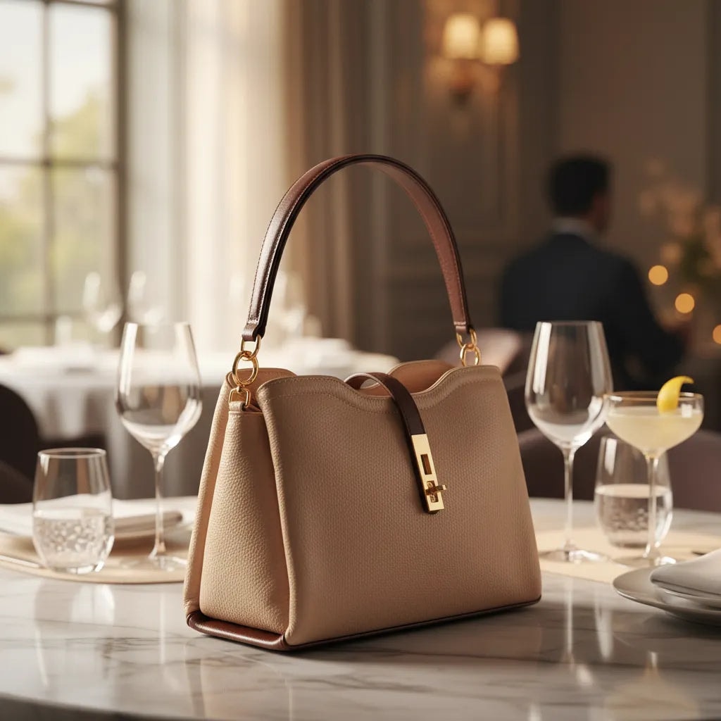 Bolso De Mano Clutch Para Mujer De Piel Legitima Original Samantha — imagen 3