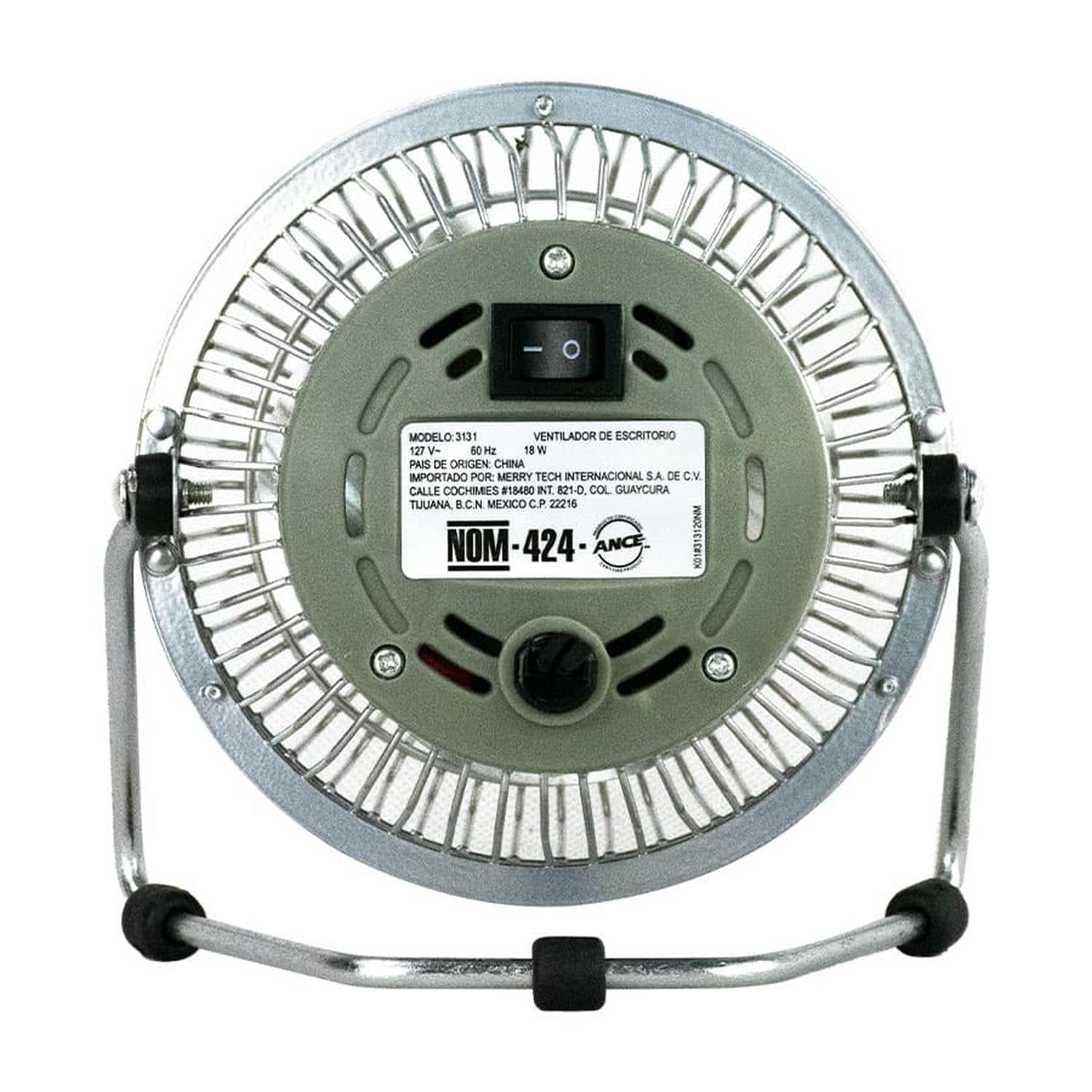 Ventilador Escritorio Mytek 3131 4 Pul 10 Cm Portátil Metal — imagen 2