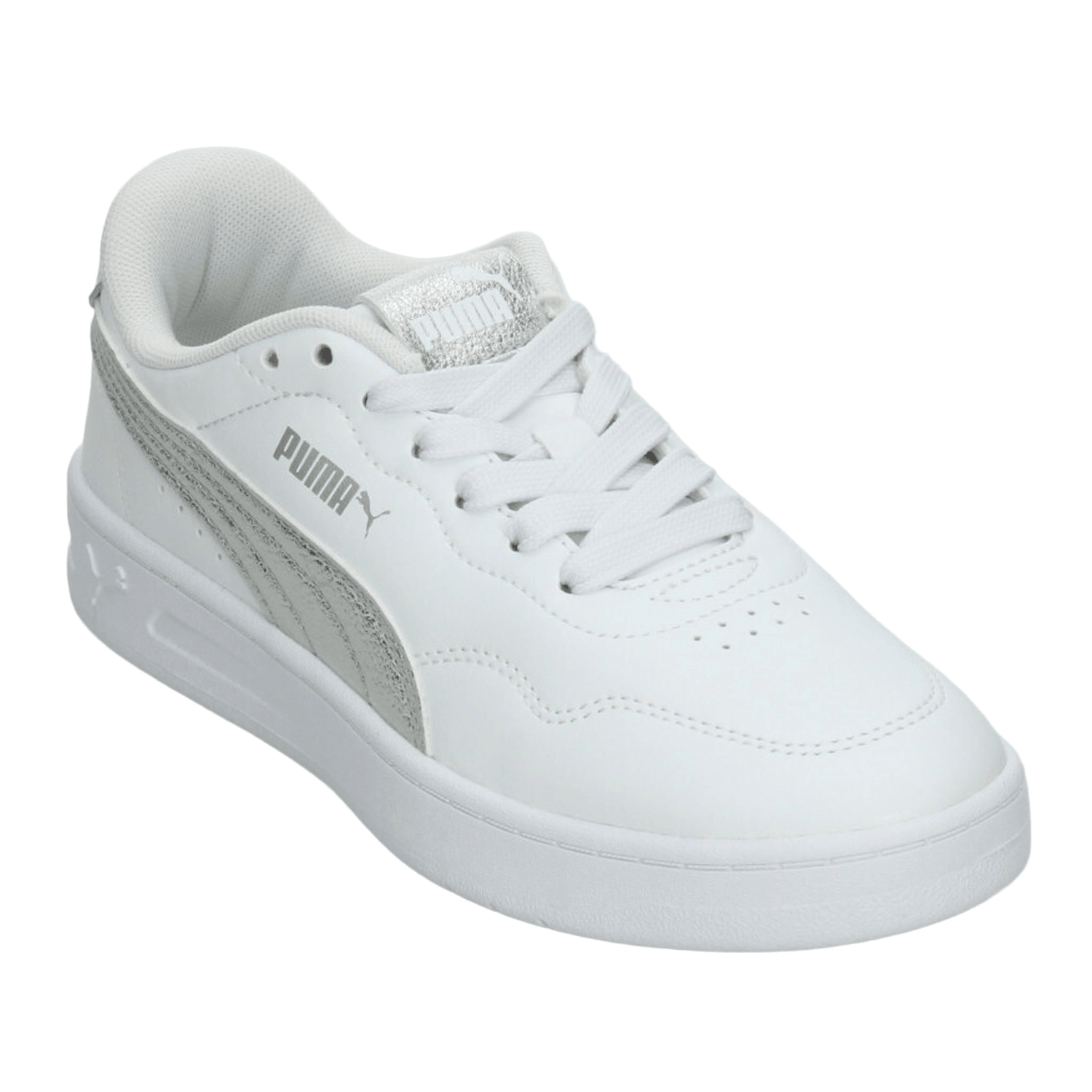 Tenis Puma Court Lally Dama Casual Plateado Mujer — imagen 4