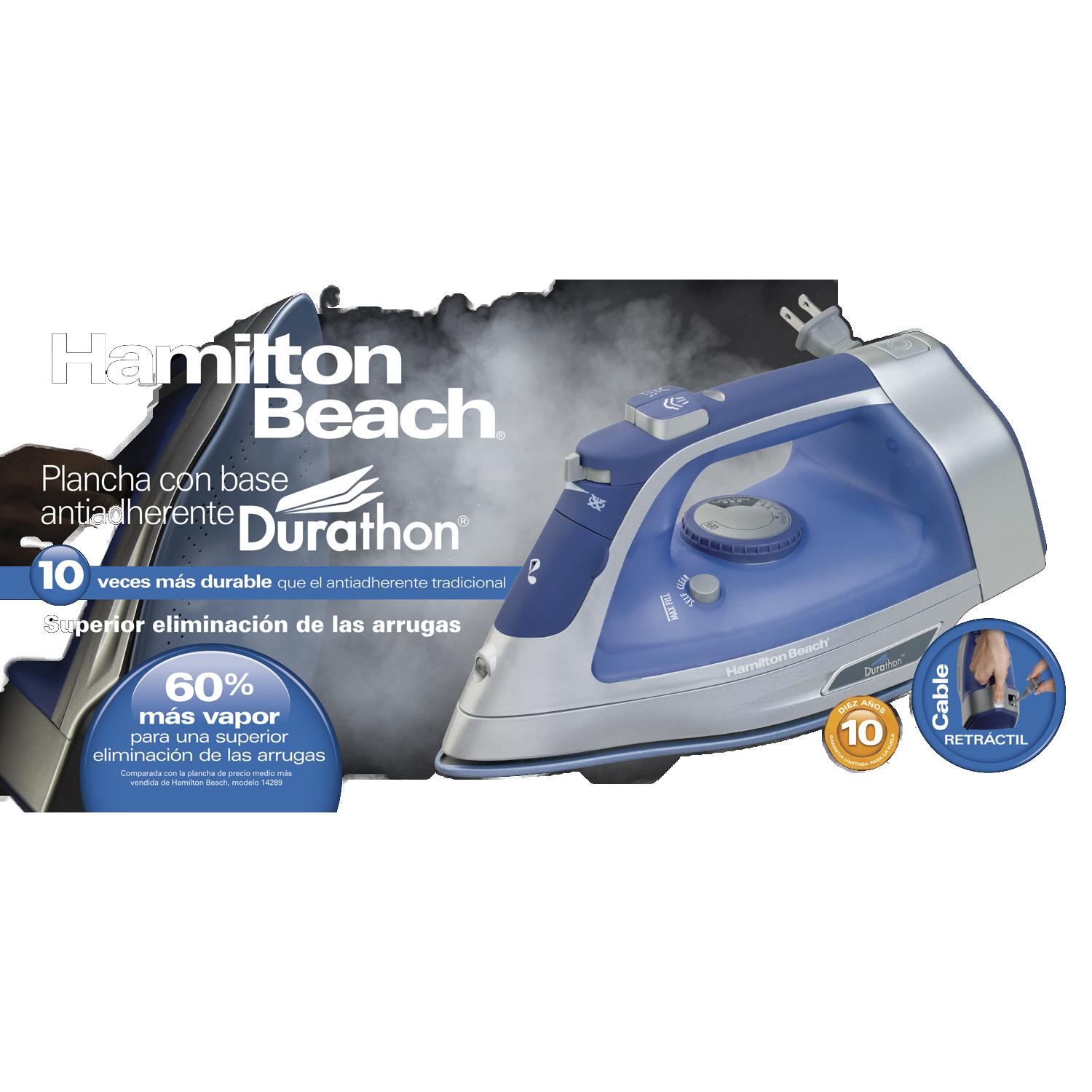 Plancha de Vapor Hamilton Beach 19803 1500 W Azul — imagen 6