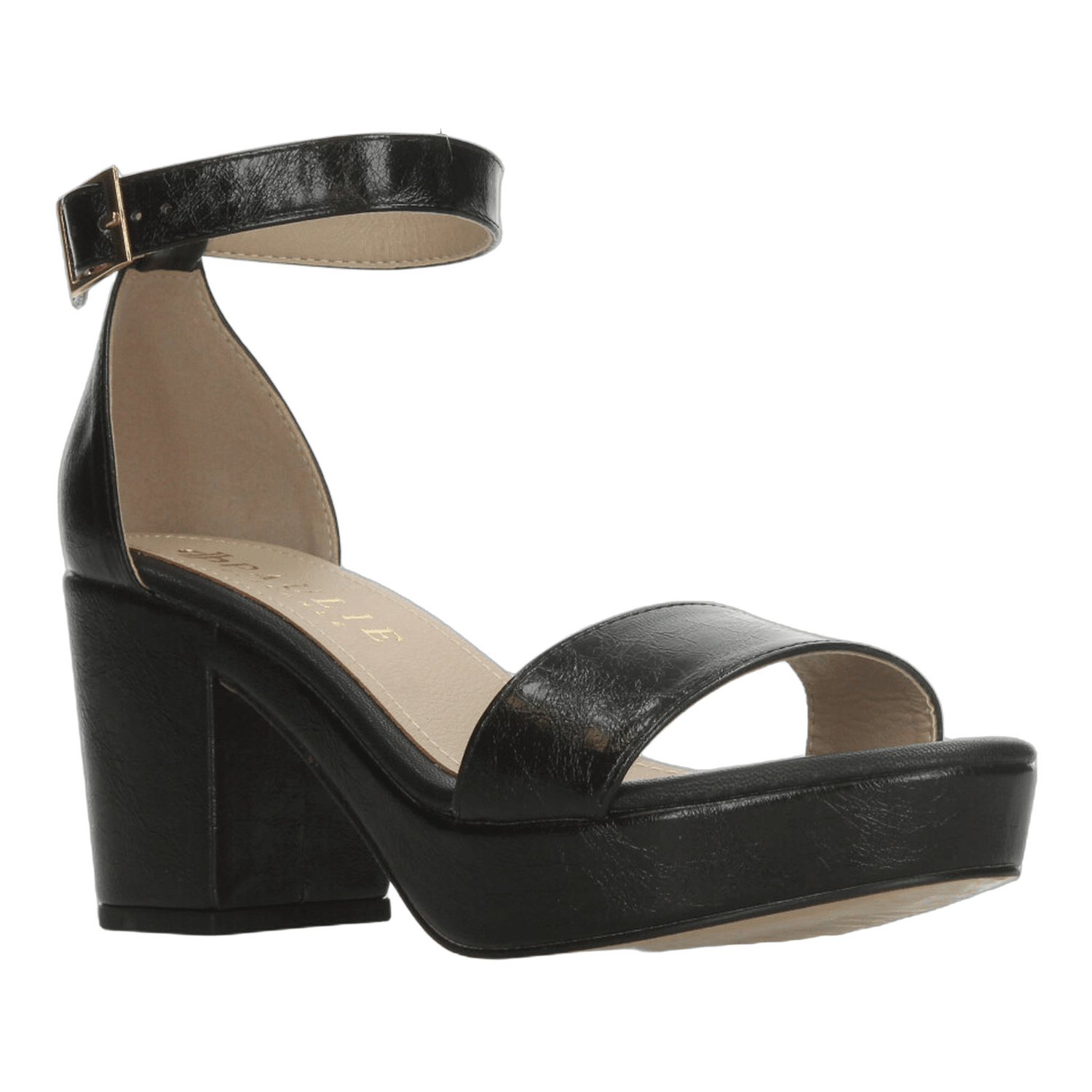 Sandalias Paulie Dama Fiesta Negro Mujer — imagen 2
