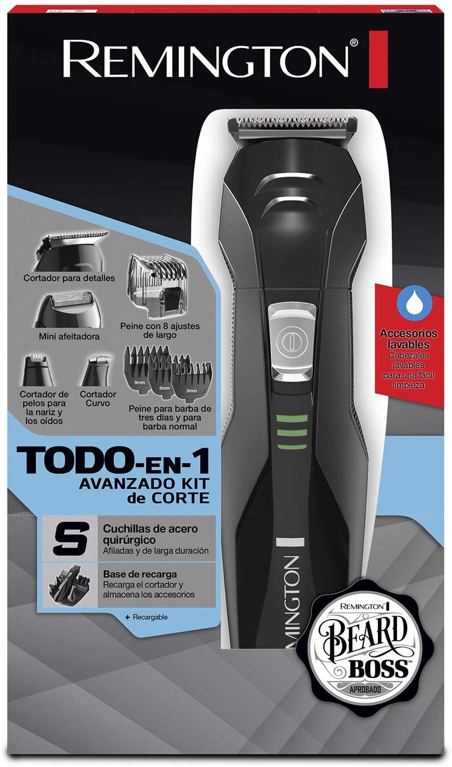 Kit Peluquería Remington Máquina Recortadora Cabello Barba — imagen 5