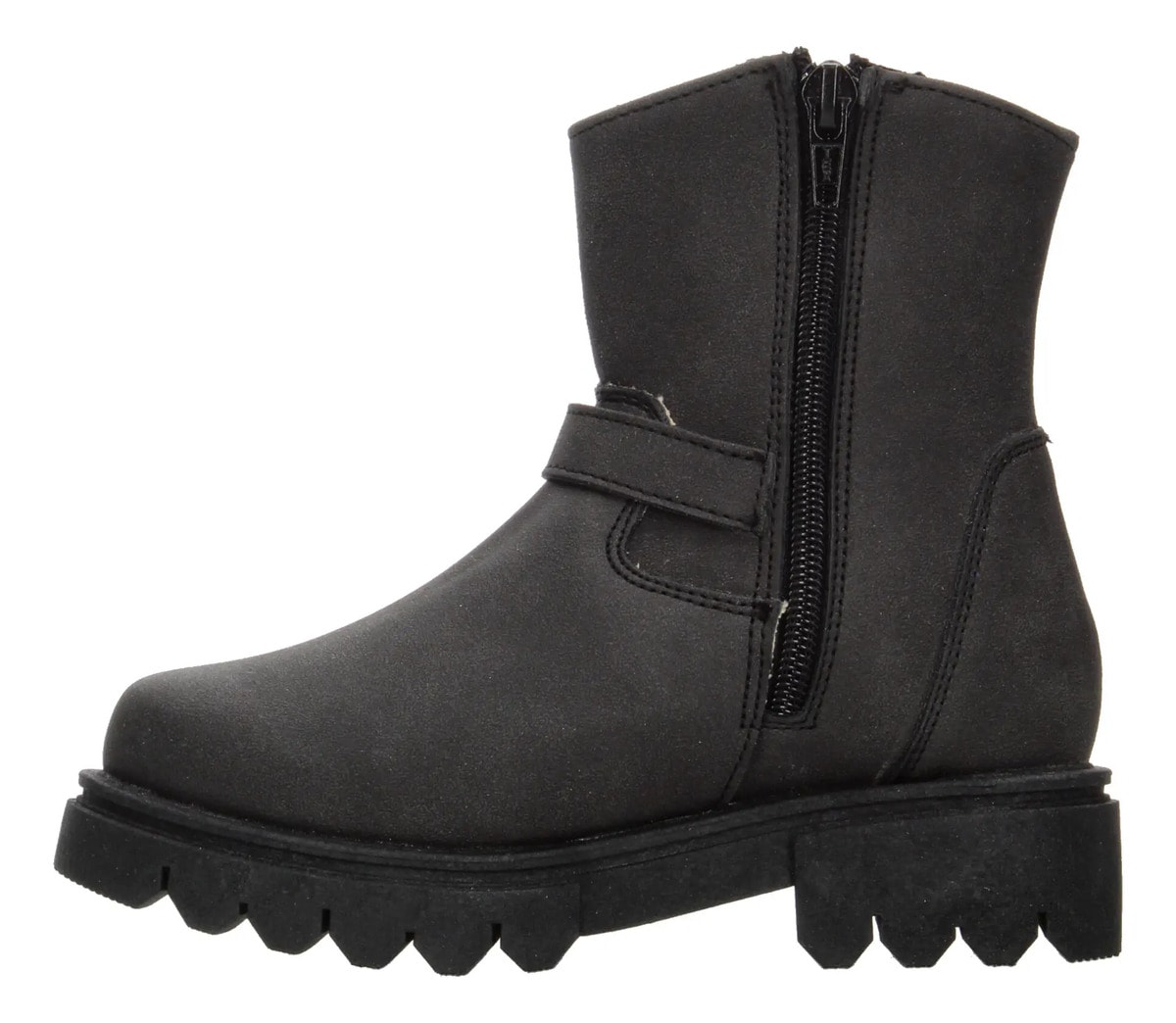 Bota Jakuna Niña Casual Doble Hebilla Tacón 3cm Negro Infantil T18-22 — imagen 14