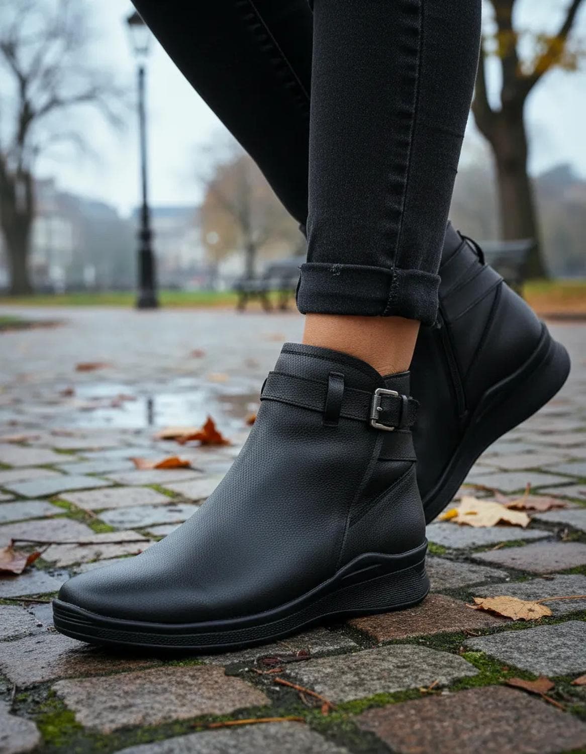 Bota Shosh Confort Dama Confort 705a Negro — imagen 1