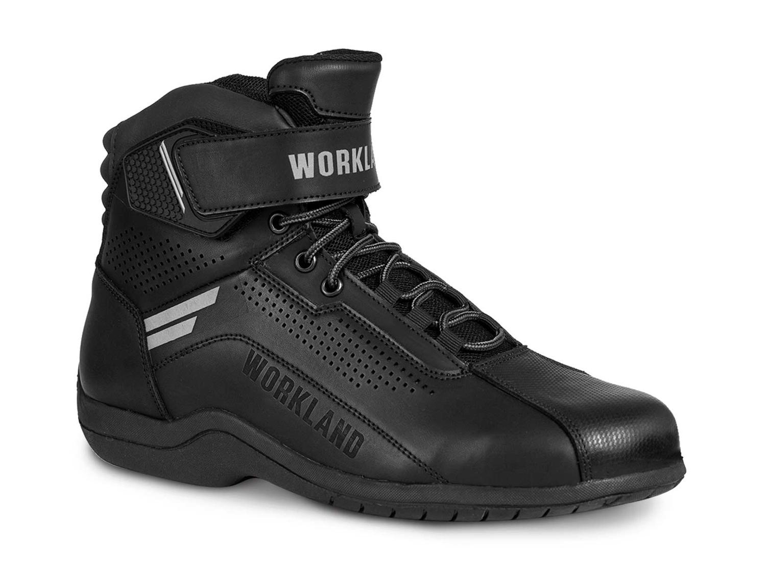 Bota mujer motociclista biker botin dama WKL 80017 Negro — imagen 1