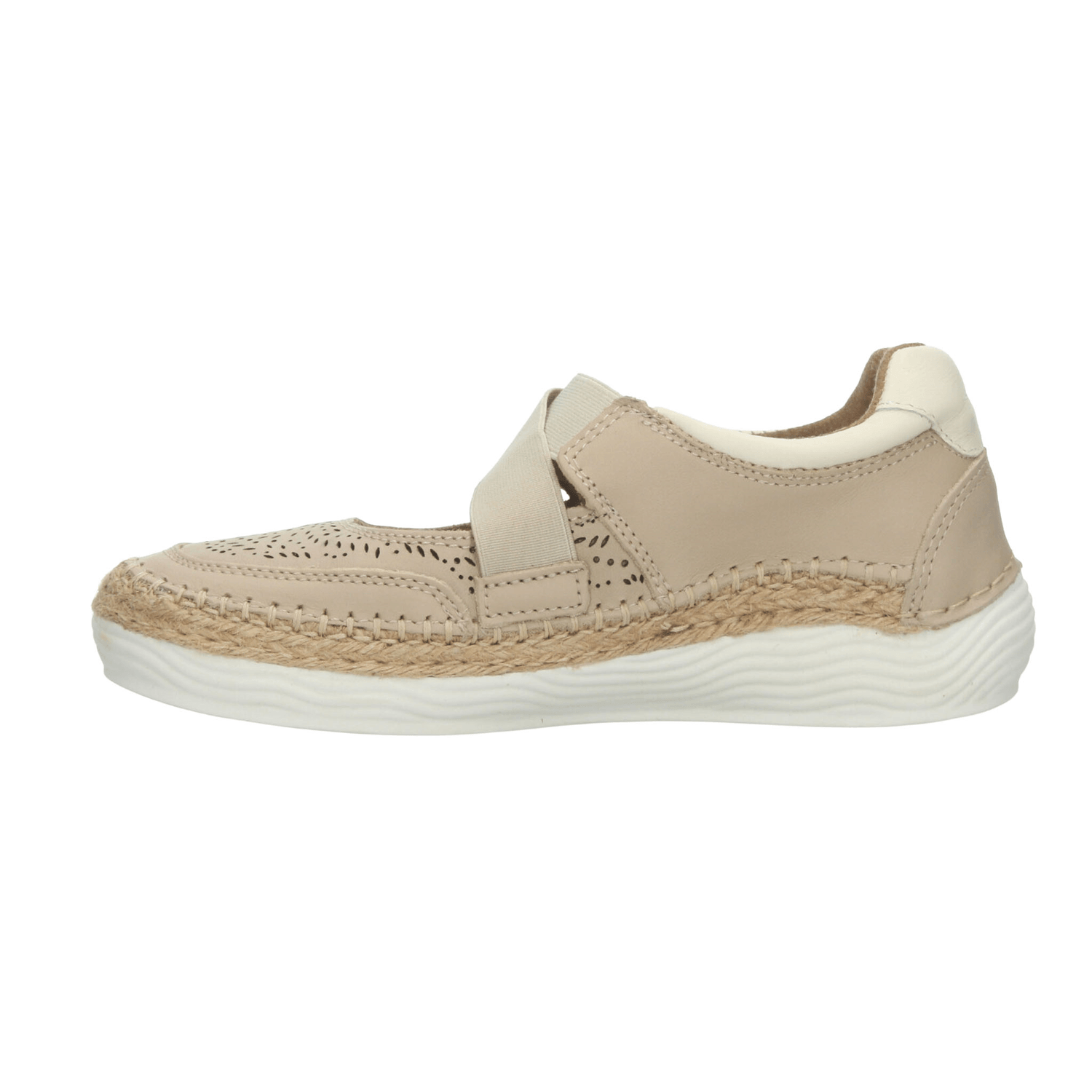 Zapato Lobo Solo Dama Arena Casual Confort Mujer — imagen 6