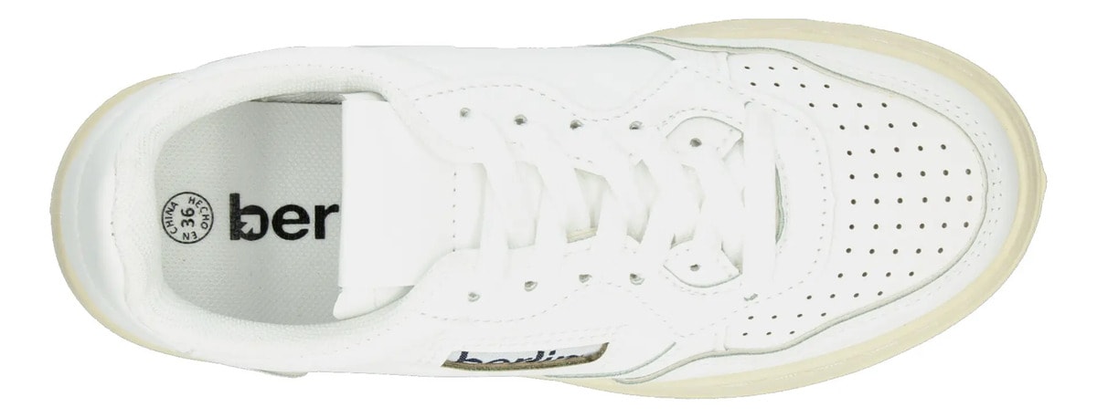 Tenis Berlín Dama Cintas Plataforma Casual Blanco Mujer — imagen 17