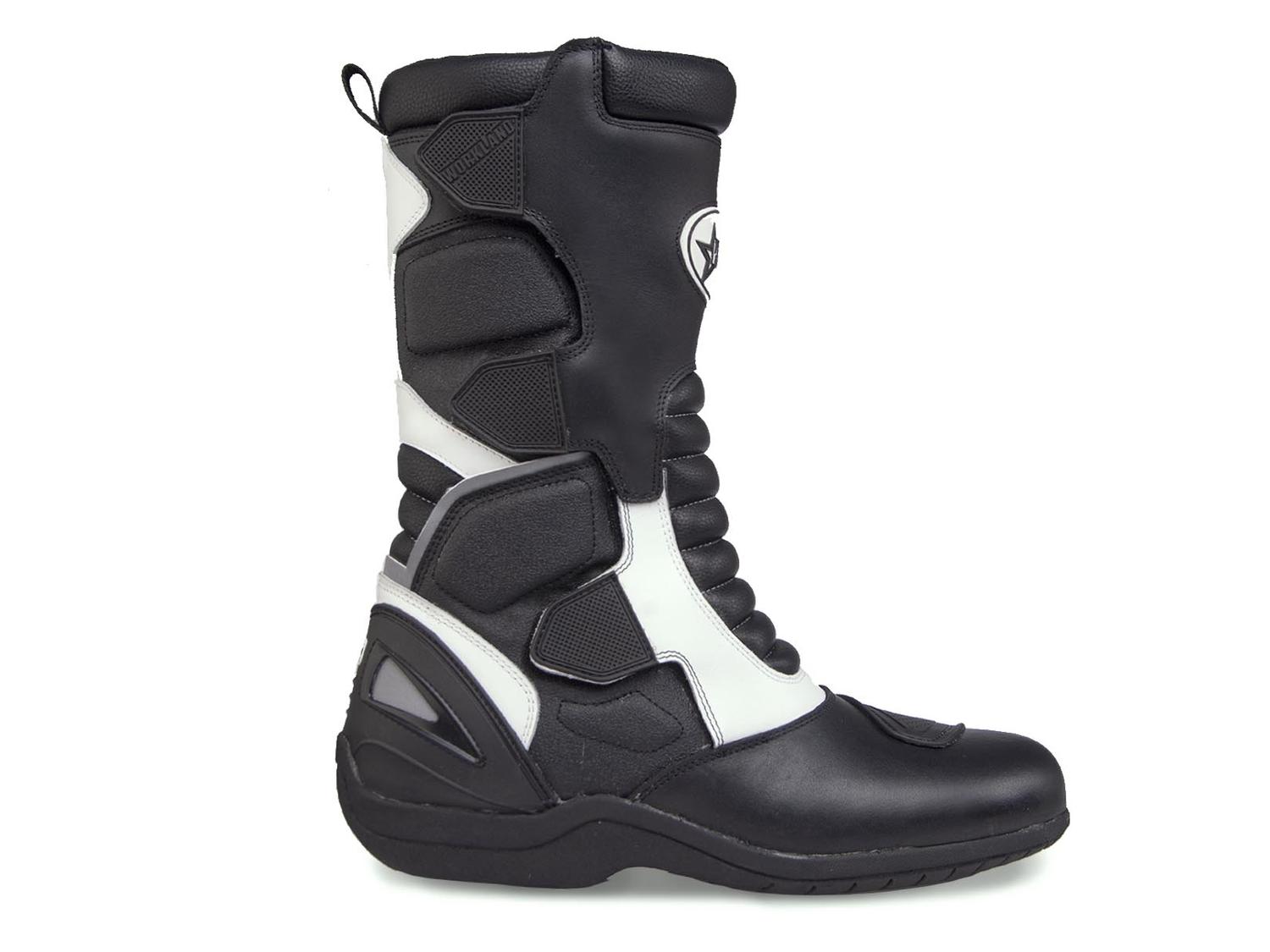 Botas Biker Hombre Doble proposito Moto Workland 009 Blanco — imagen 2