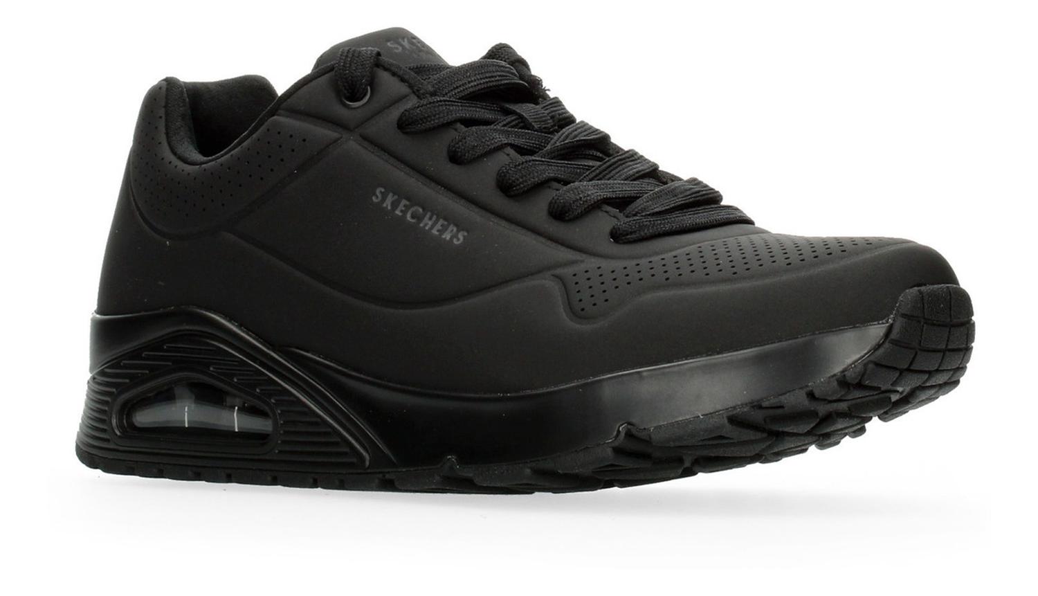 Tenis Skechers Hombre Casual Negro Caballero — imagen 4