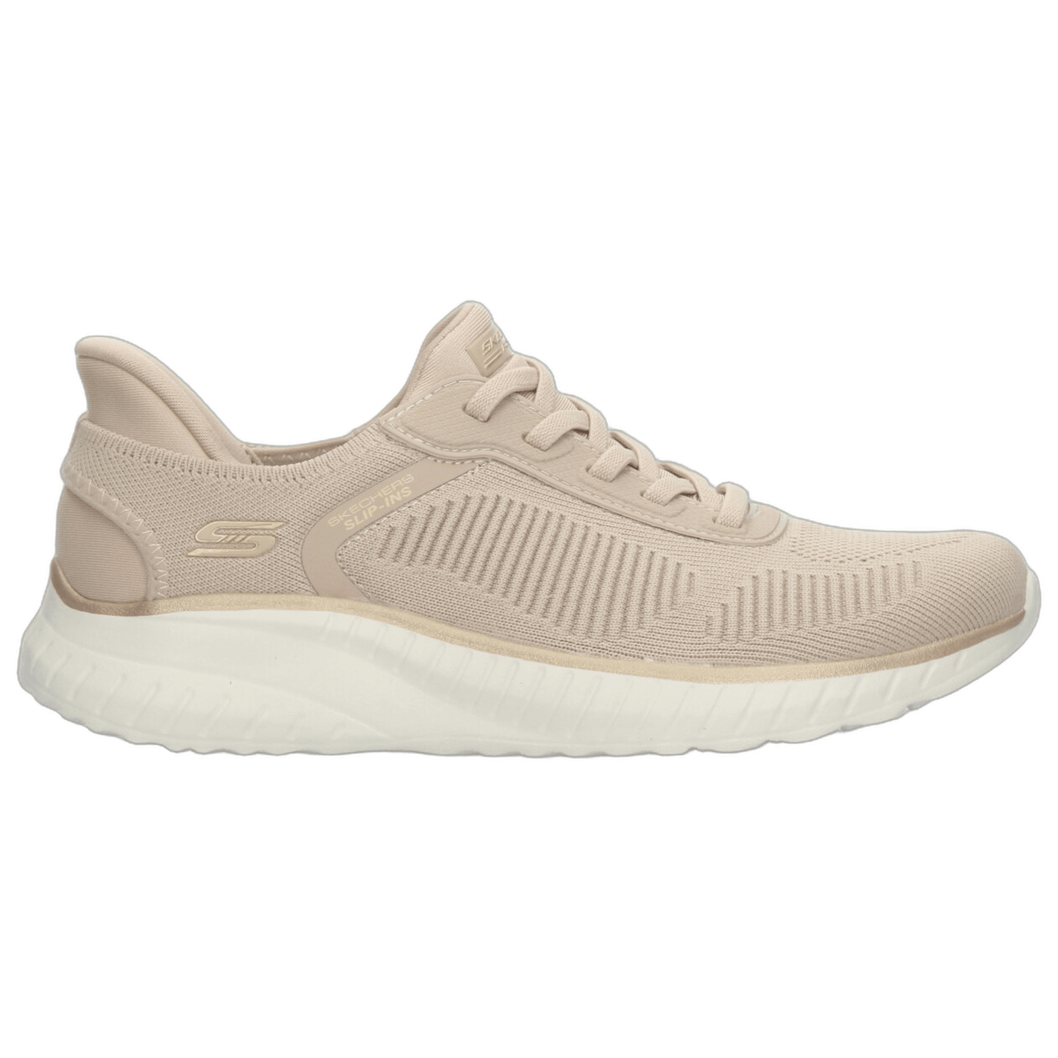 Tenis Skechers Bobs Slip-Ins Dama Beige Deportivo Mujer — imagen 2