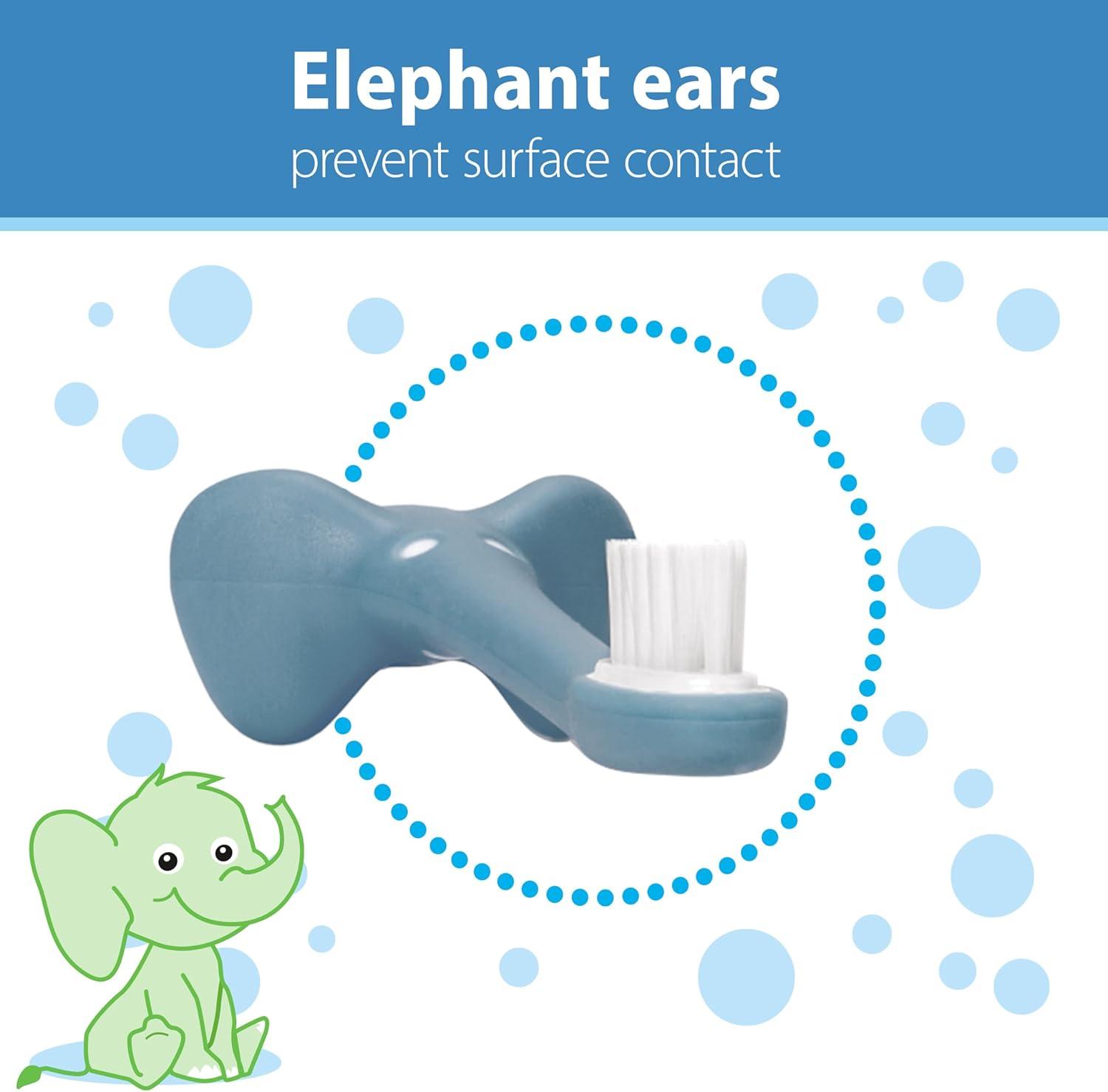 Dr Brown´s Cepillo De Dientes Para Bebé 0-3 Años Elefante Rosa — imagen 5