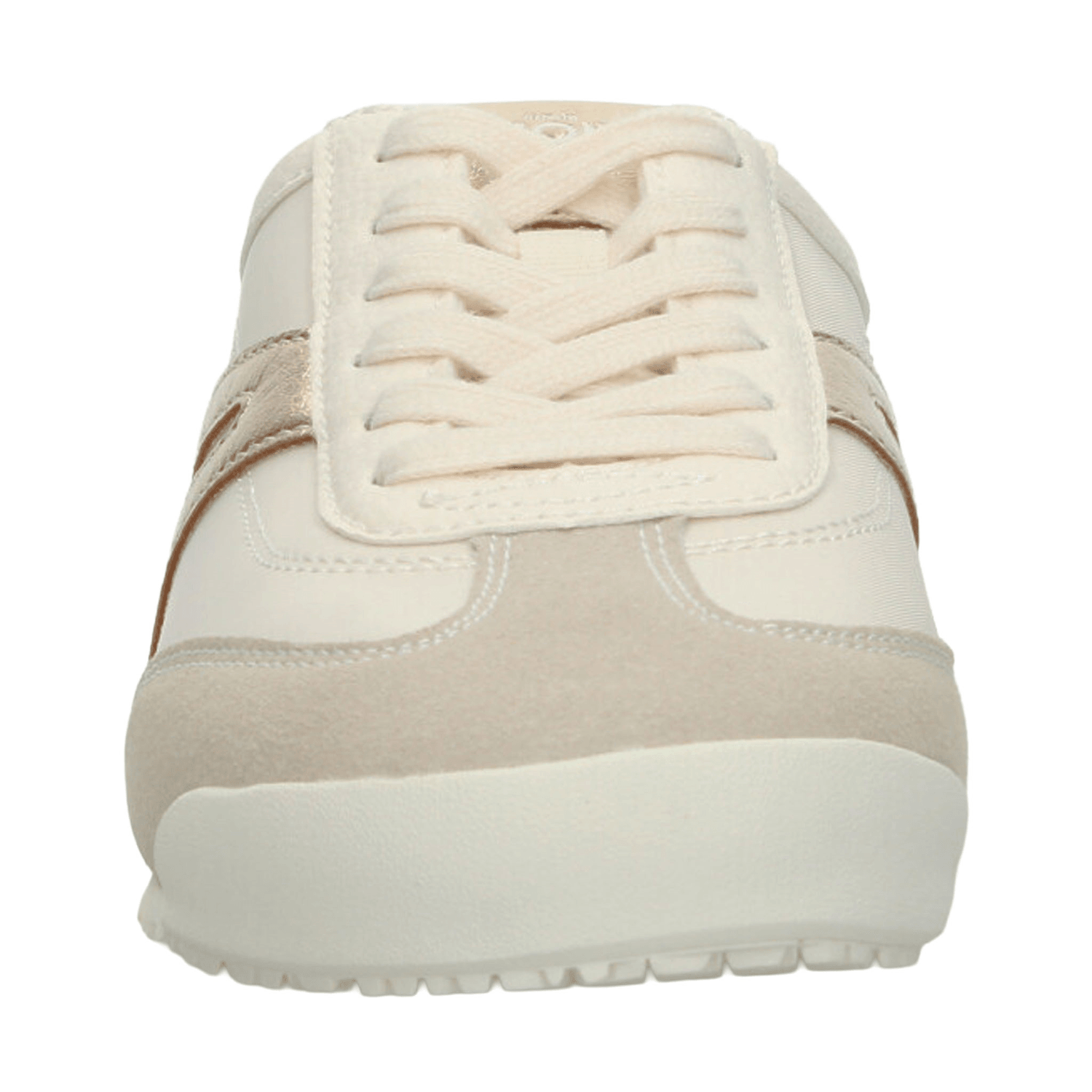 Tenis Ozono Dama Casual Beige Dorado Mujer — imagen 6