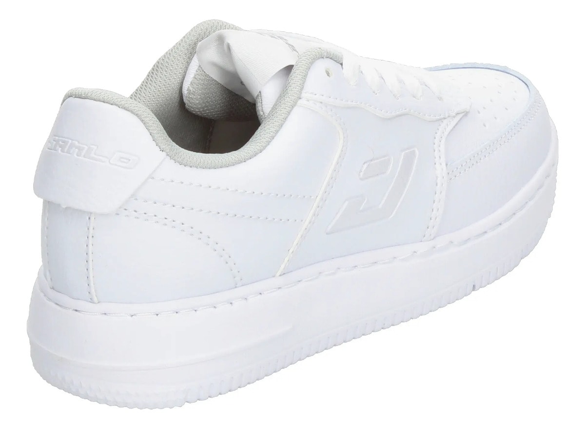 Tenis Janlo Niño Colegio Casual Deportivo Cintas Ajustables Escolar Blanco Infantil T22-26 — imagen 12