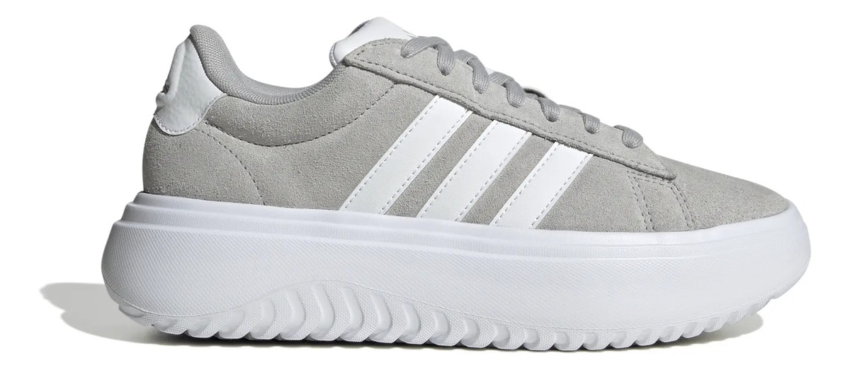 Tenis adidas Grand Court Dama Casual Gris Mujer — imagen 10