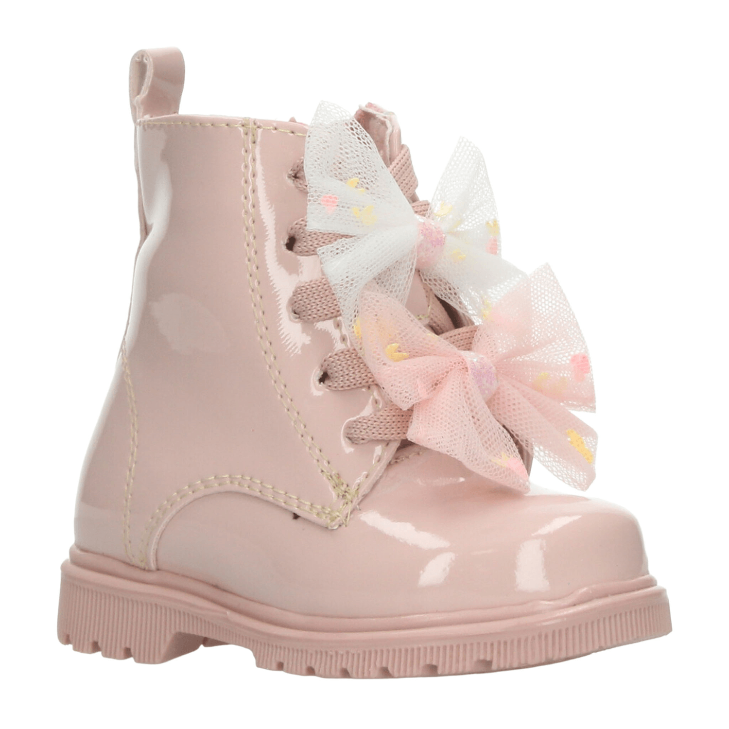 Bota Yuyin Niña Casual Moños Rosa Infantil T12-15 — imagen 2