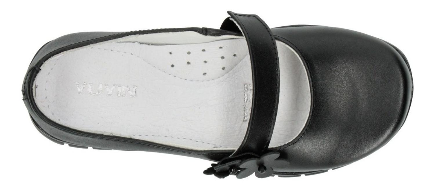 Zapato Yuyin Slide On Niña Escolar Cómodo Negro Infantil T15-21 — imagen 8