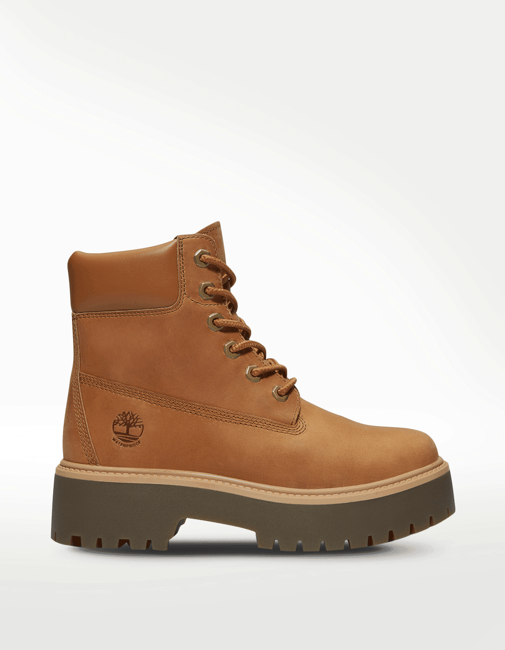 Tenis Timberland 6 Inch Lace Up Waterproof Boot Café - Mujer — imagen 2