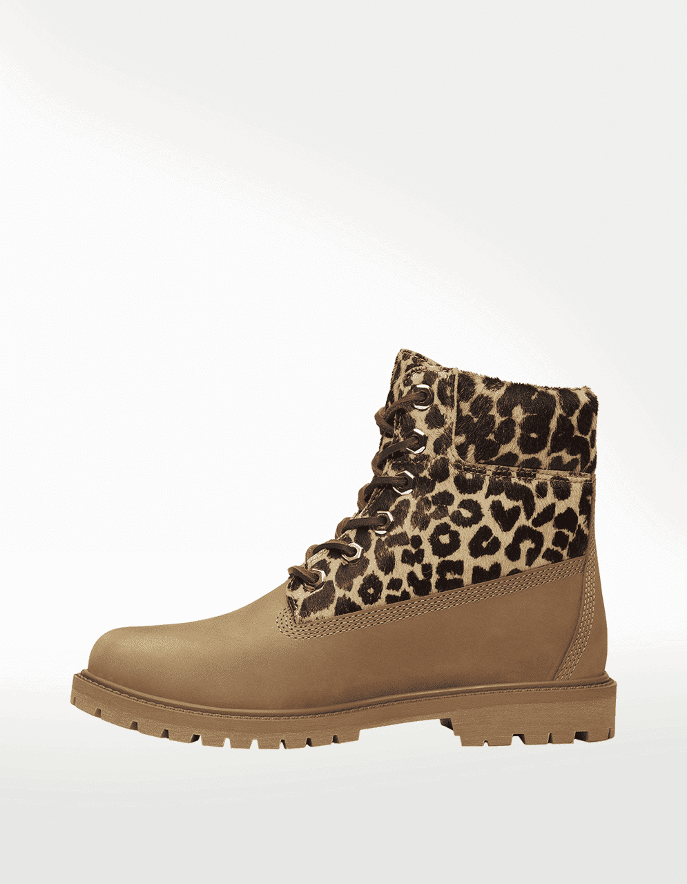 Tenis Timberland 6 Inch Lace Up Boot Beige - Mujer — imagen 3