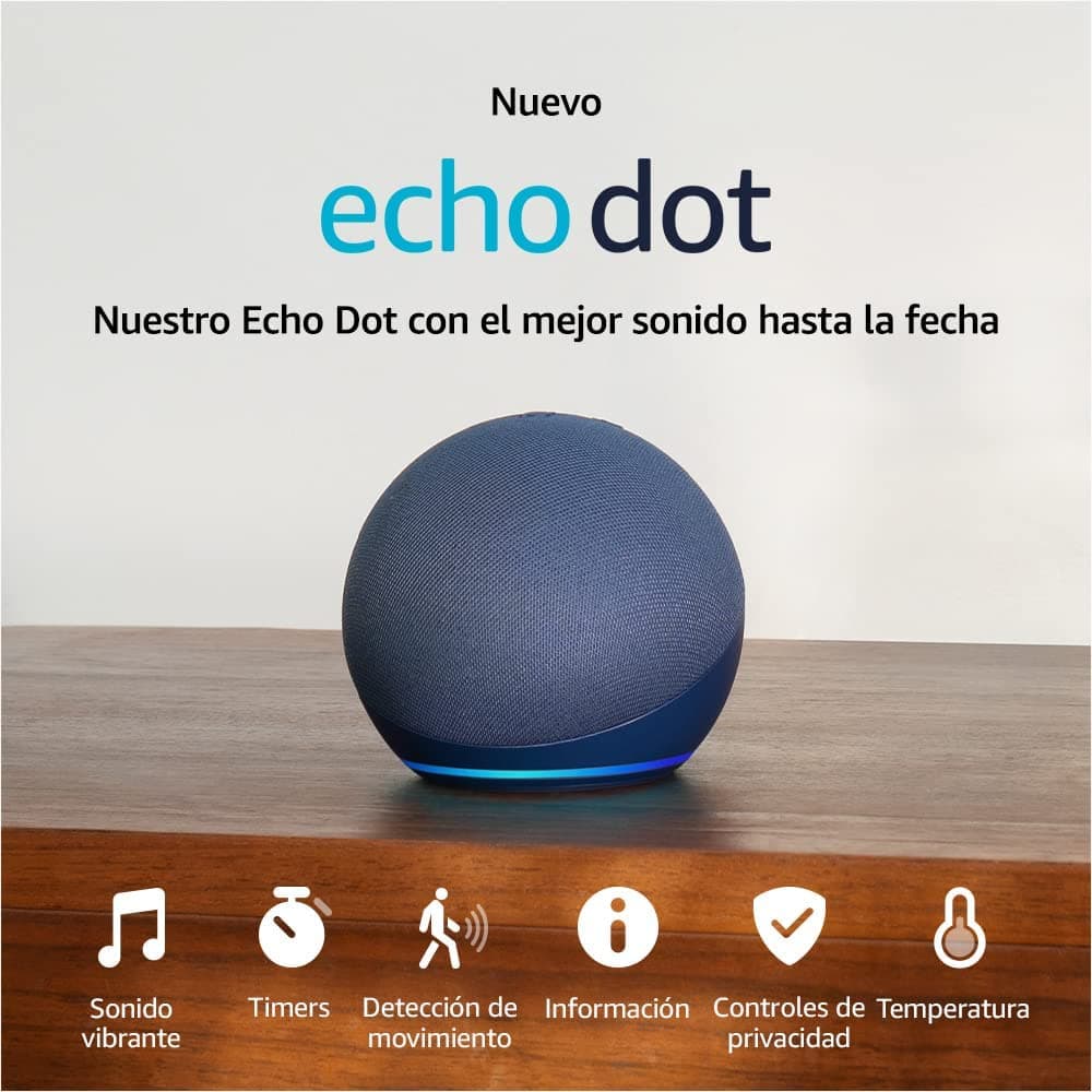 Amazon Echo Dot 5a Gen (Con Alexa) - Azul — image 3