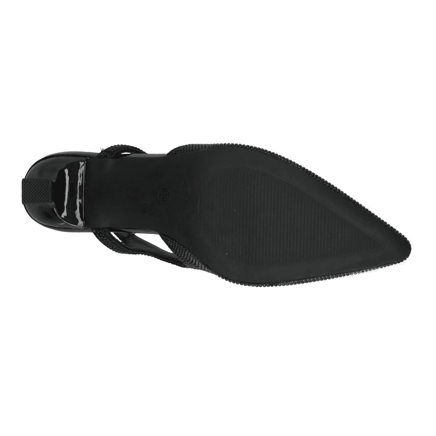 Zapatillas Berlin Dama Fiesta Formal Slingback Negro Mujer — imagen 9