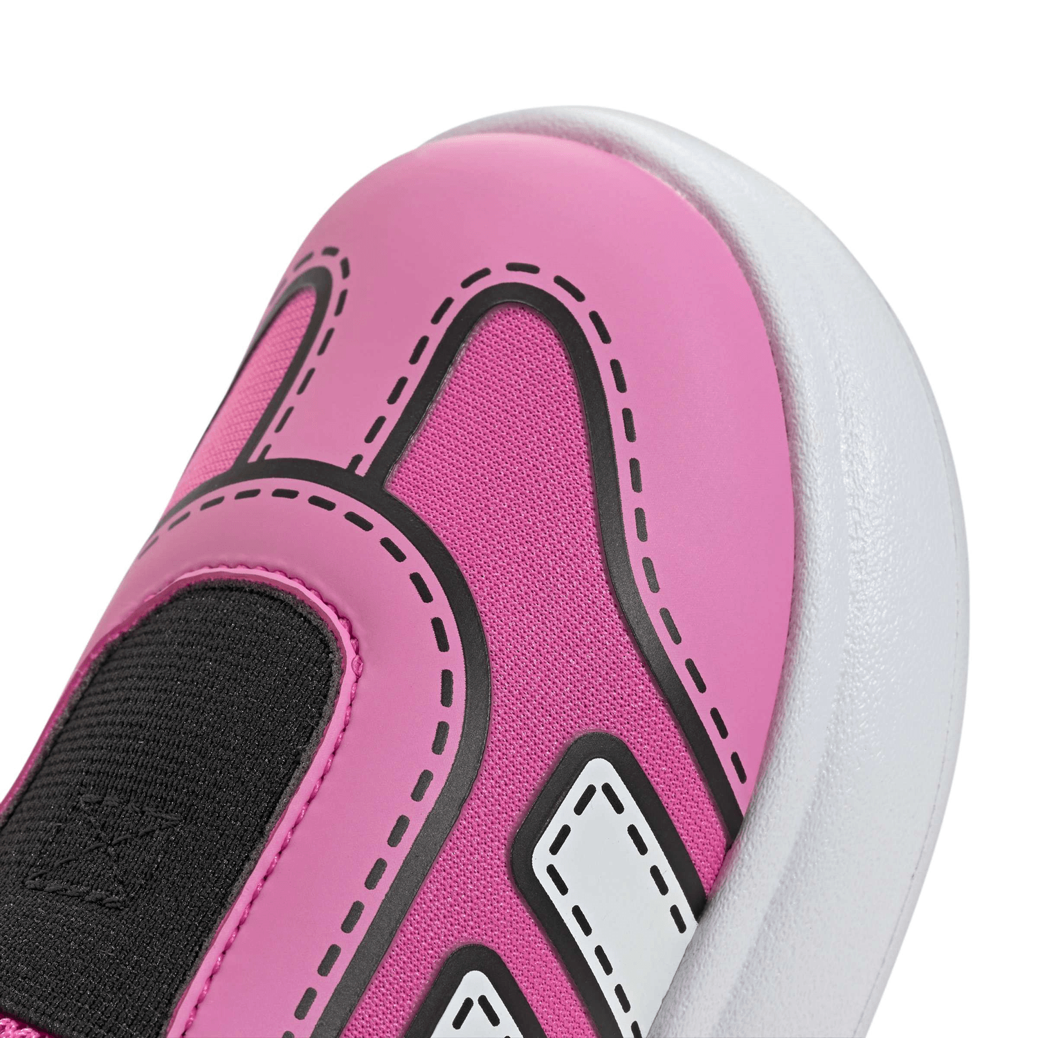 Tenis Adidas Bubblecomic Niña Rosa Casual Infantil T11-16 — imagen 6