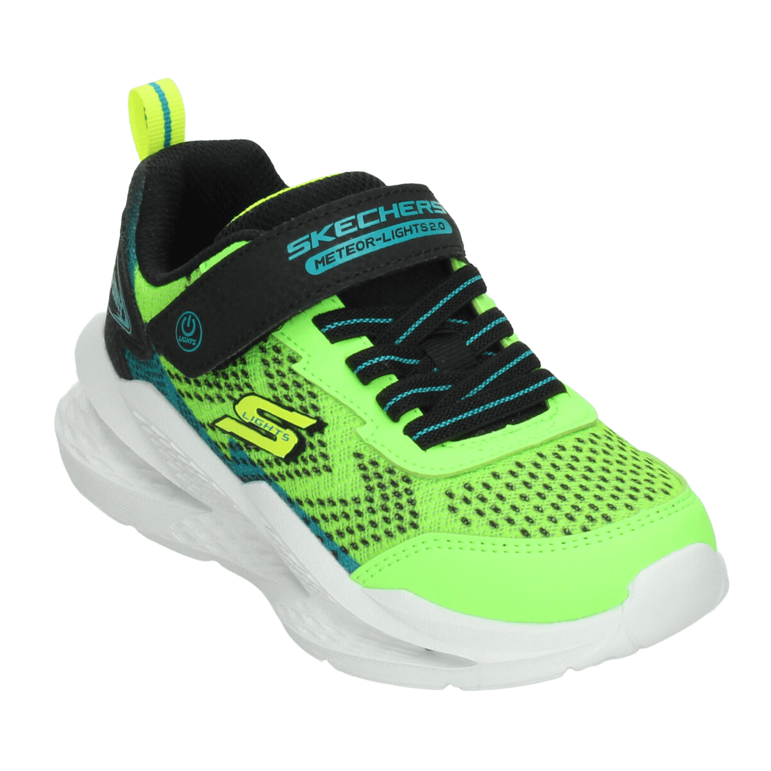 Tenis Skechers Meteor-Lights 2.0 Niño Casual Led Verde Infantil T17-22 — imagen 4
