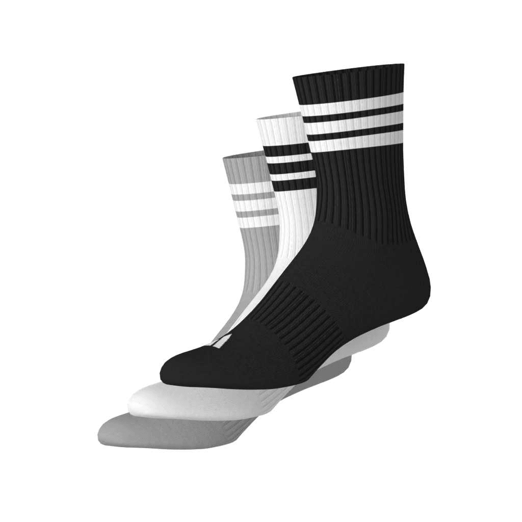 Calcetas Adidas Unisex 3 Pares Acolchados Largos Multicolor — imagen 17
