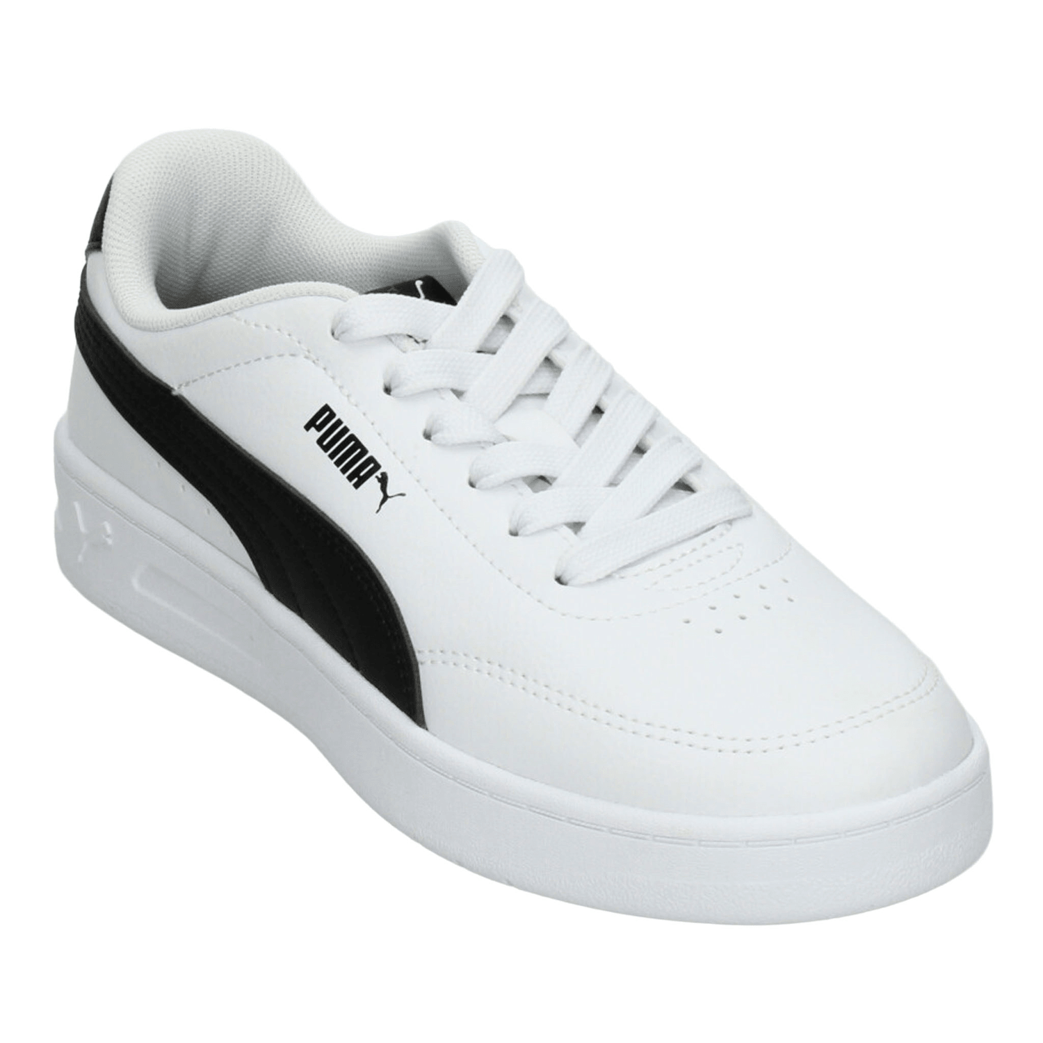 Tenis Puma Court Classic Clean Niño Blanco Casual Infantil T22-26 — imagen 5