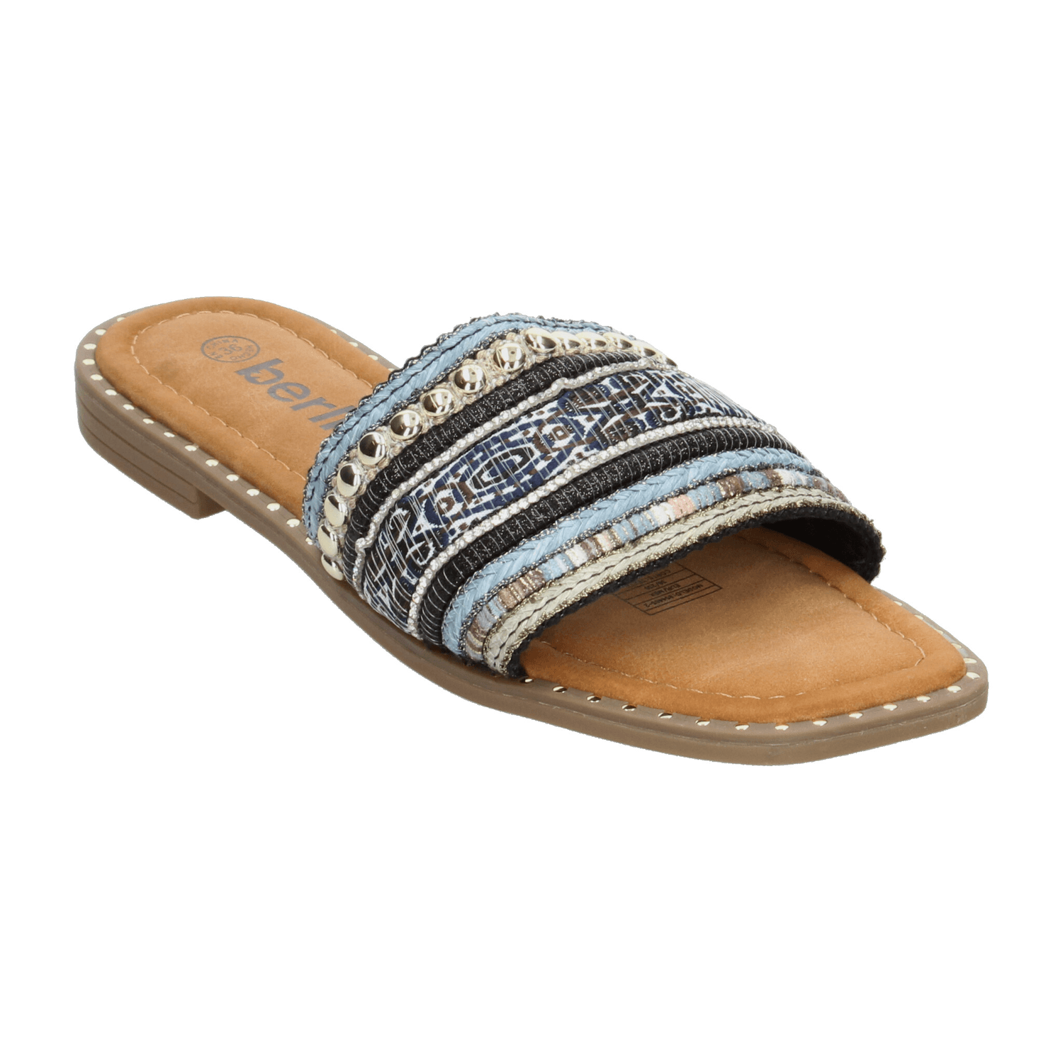 Sandalias Dama Berlin Azul Casual Mujer — imagen 5