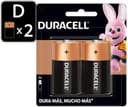 Pila Duracell Alcalina D Con 2 1.5v Mn1300b2