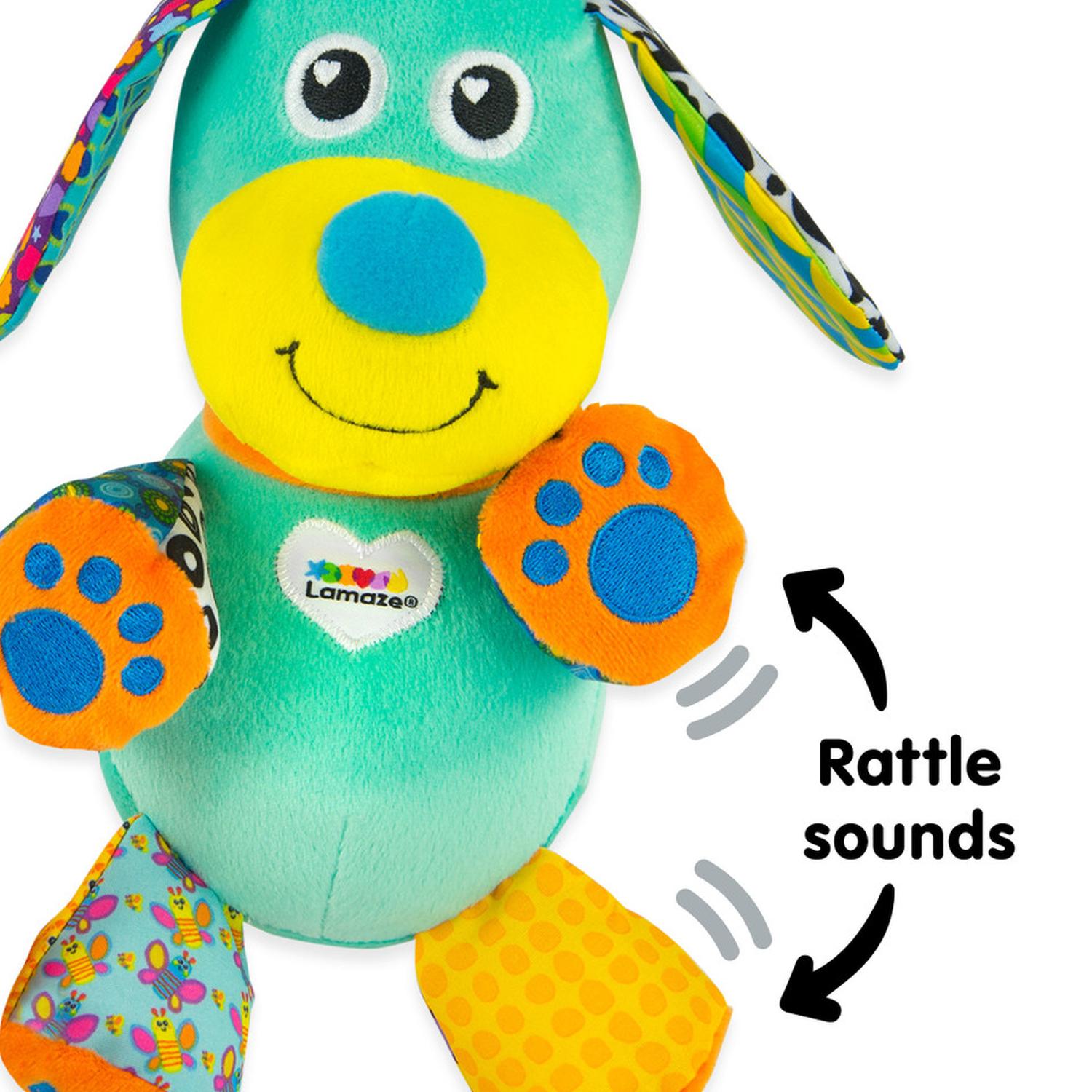 Juguete Interactivo Cachorro Pupsqueak Multicolor Lamaze Color Turquesa — imagen 4