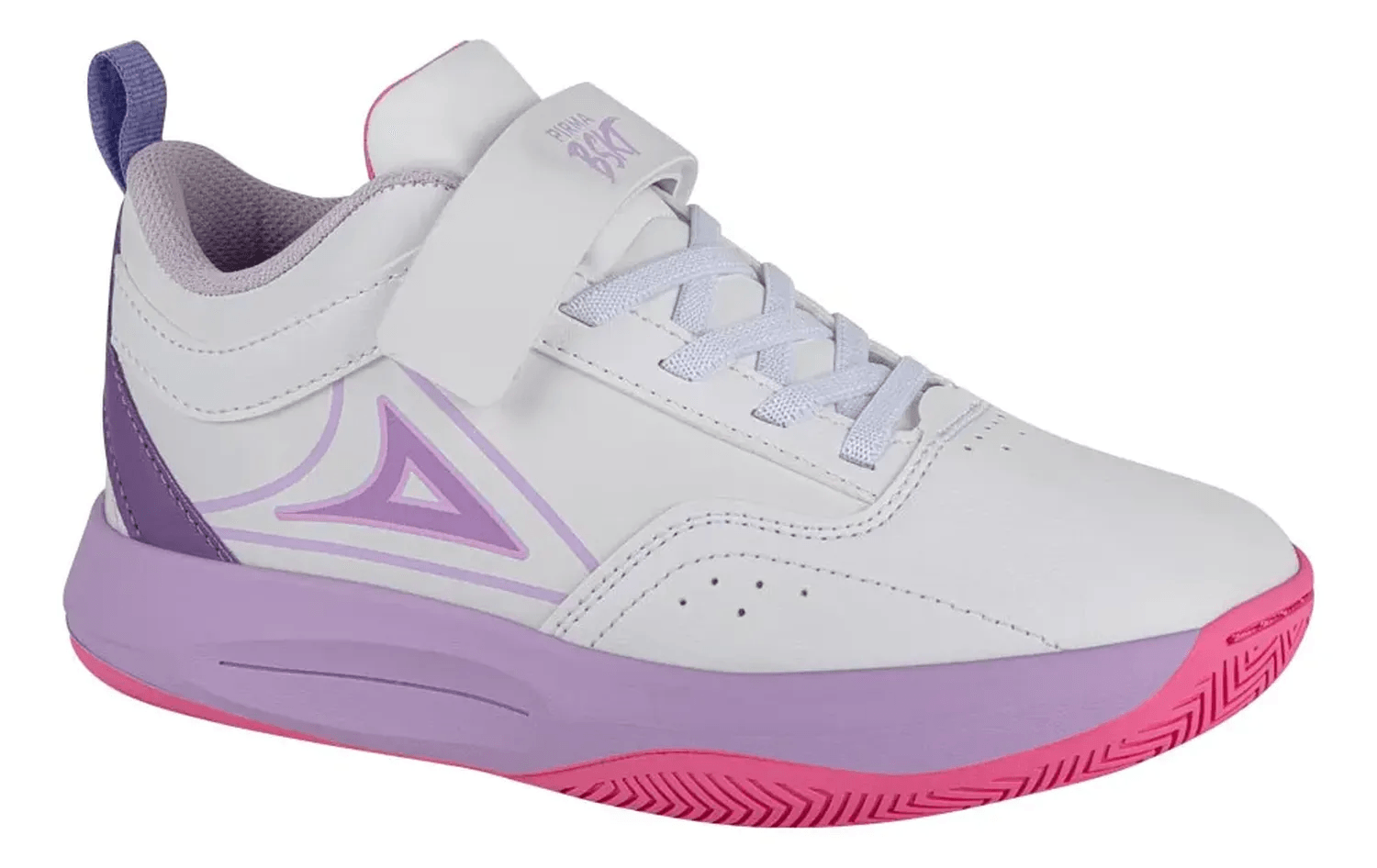 Tenis Escolar Pirma Niña Basketball Liso 1340112 — imagen 6