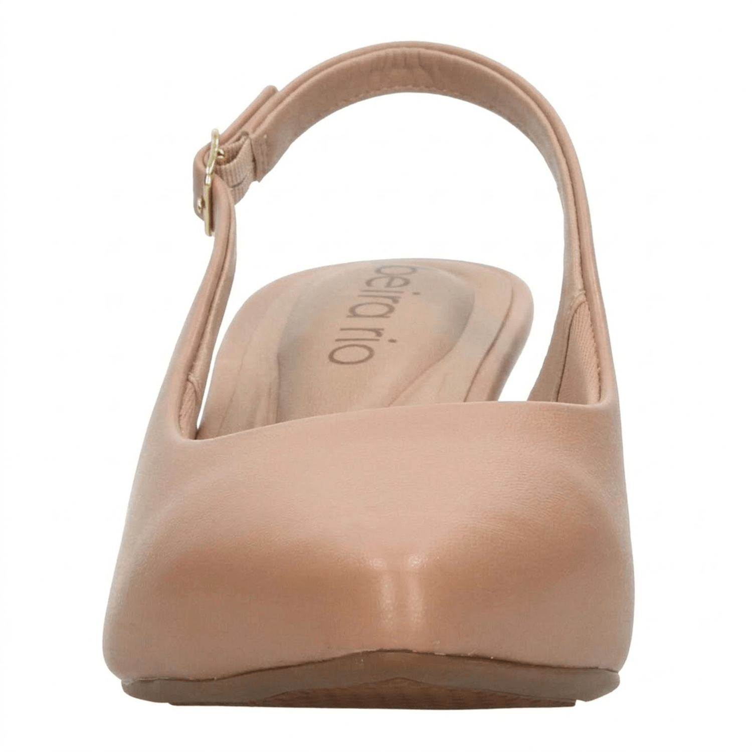 Zapatillas Beira Rio Dama Beige Formal Slingback Mujer — imagen 7