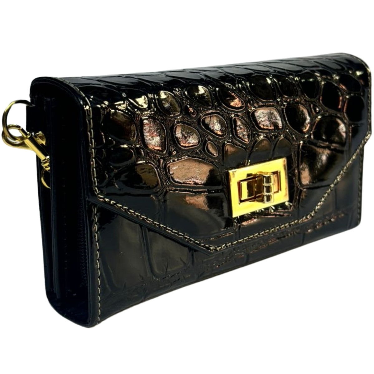 Cartera De Piel Para Mujer De Diseño De Moda Práctica Perla — imagen 3