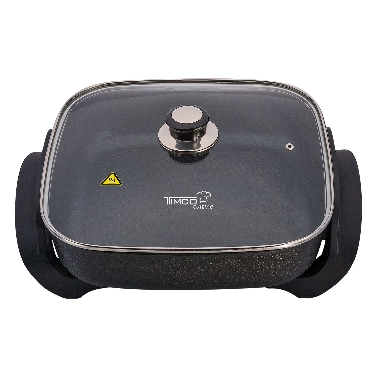 Sarten Electrico Antiadherente Tapa de vidrio templado Timco SE2004 — imagen 5