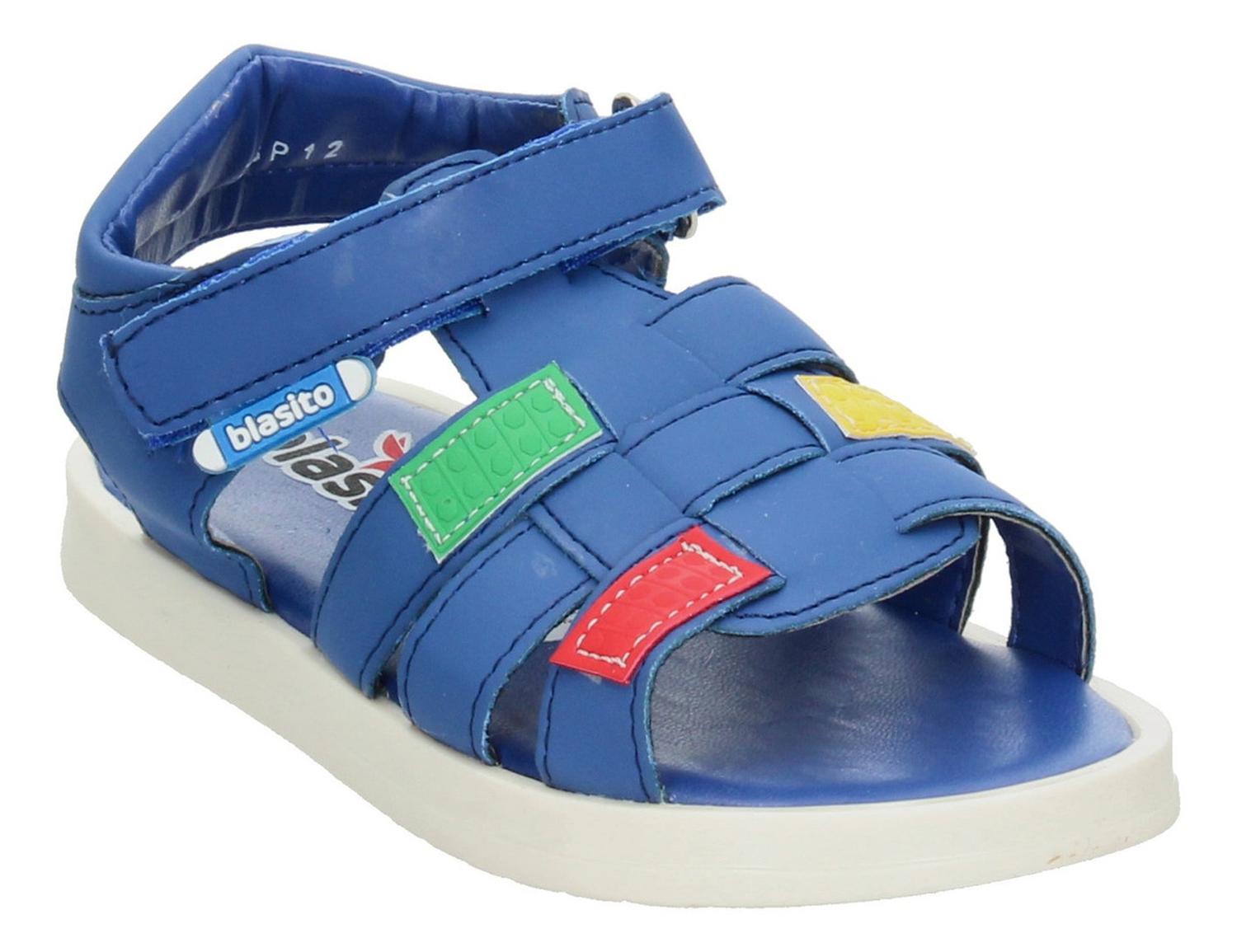 Sandalias Niño Blasito Azul Casual Infantil T12-18 — imagen 4