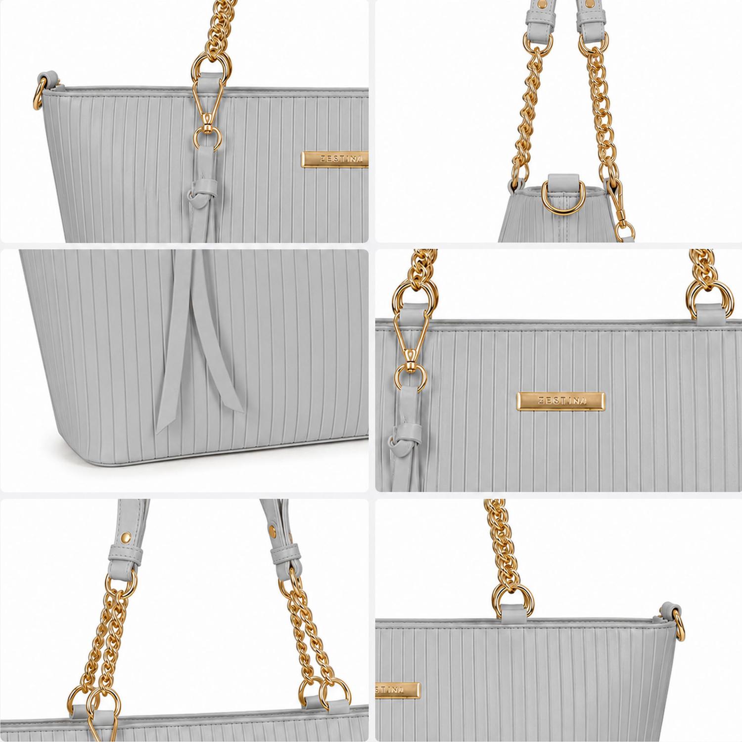 Bolsa Felianna Dama Gris Casual Para Mujer — imagen 6