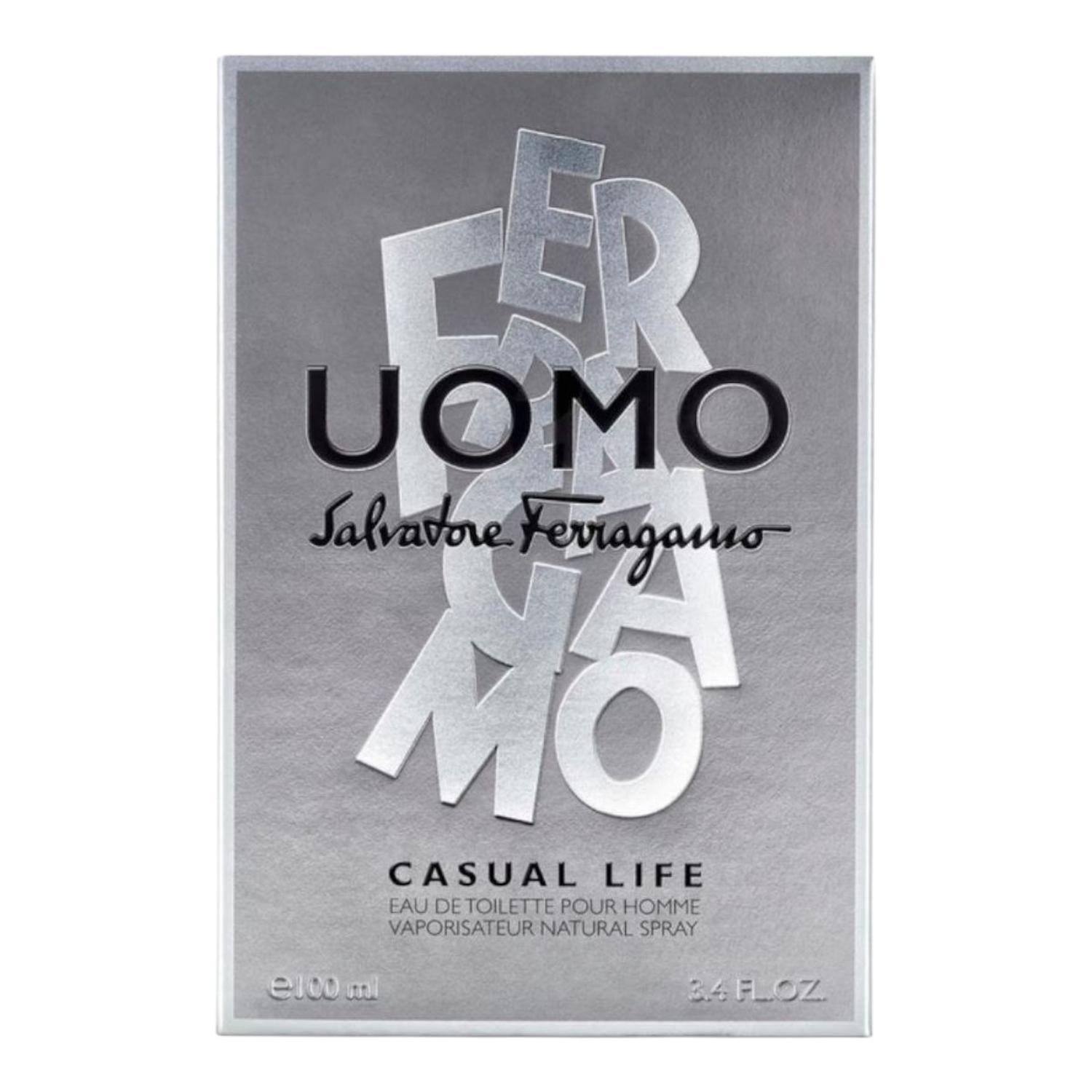SALVATORE FERRAGAMO UOMO CASUAL LIFE EDT 100 ML — imagen 2