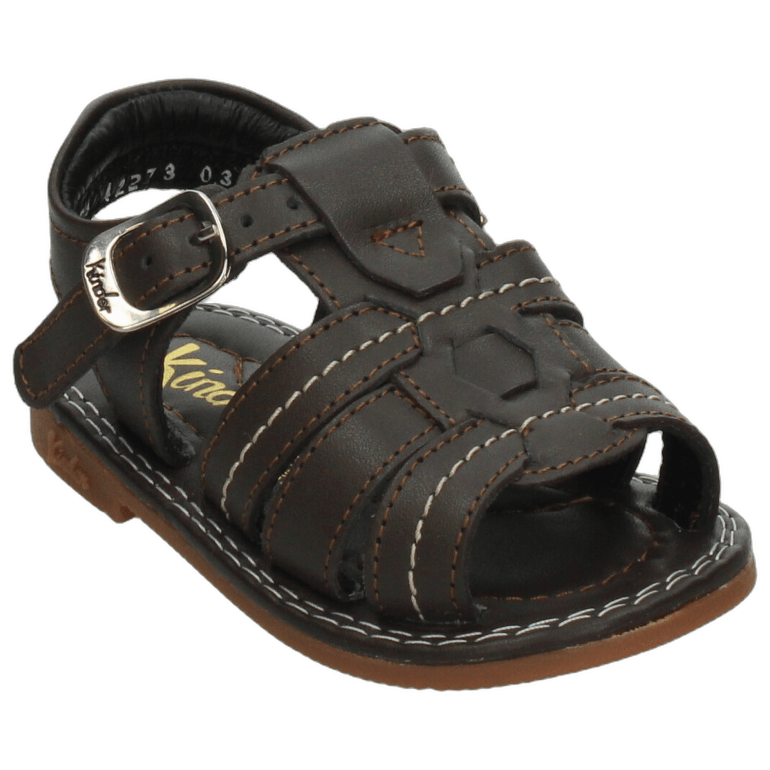 Sandalias Kinder Niño Café Casual Infantil T14-18 — imagen 5