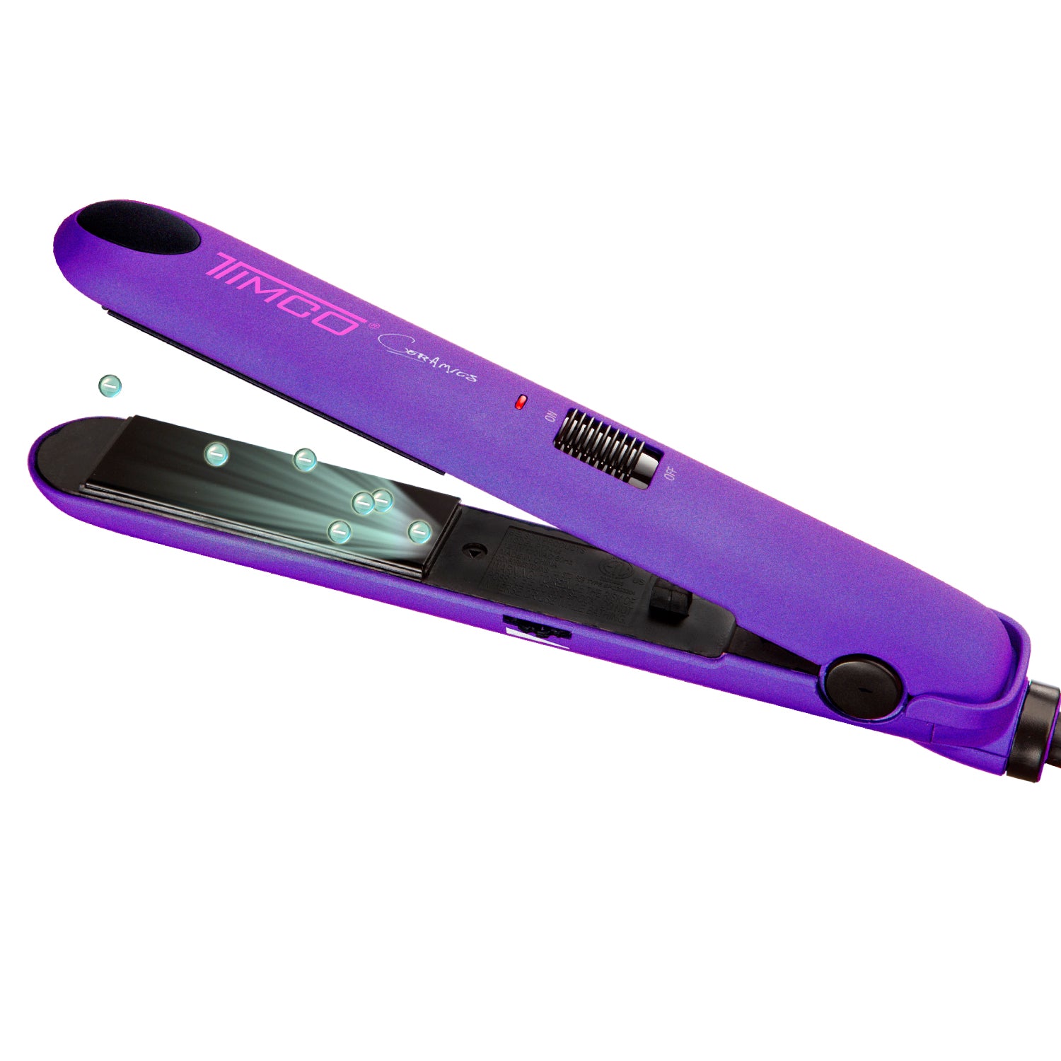 Plancha Alaciadora de Cabello Ceramica + Ion Timco PA-C M — imagen 2