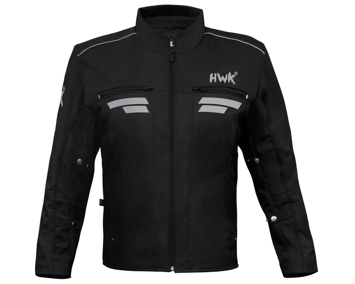 Chamarra Moto Hombre Impermeable Biker Protecciones HWK Ngo — imagen 1