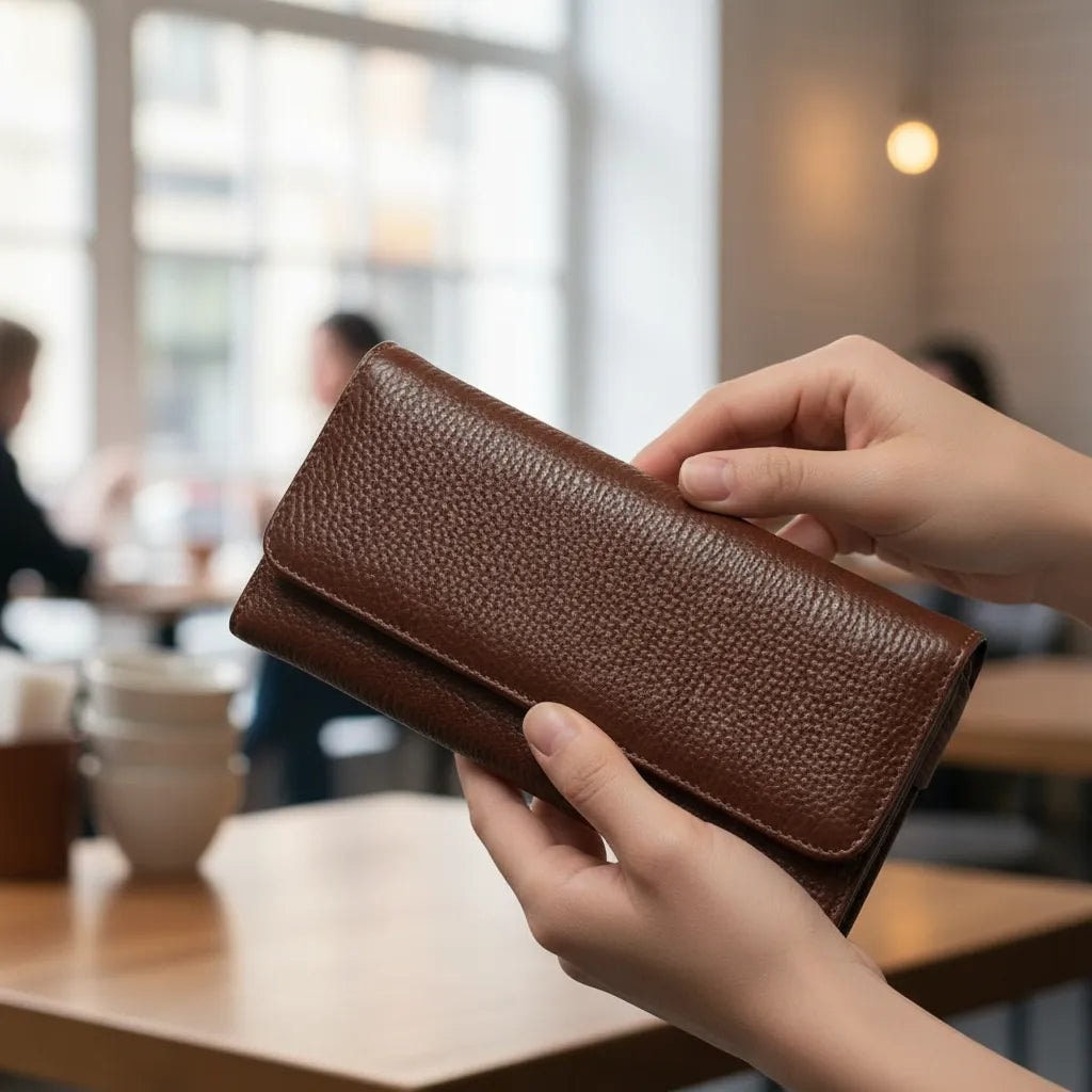 Cartera Sobre Piel Legitima Ternera — imagen 3