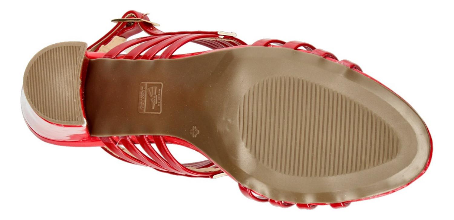 Sandalias Dama Rivedy Rojo Casual Mujer — imagen 9