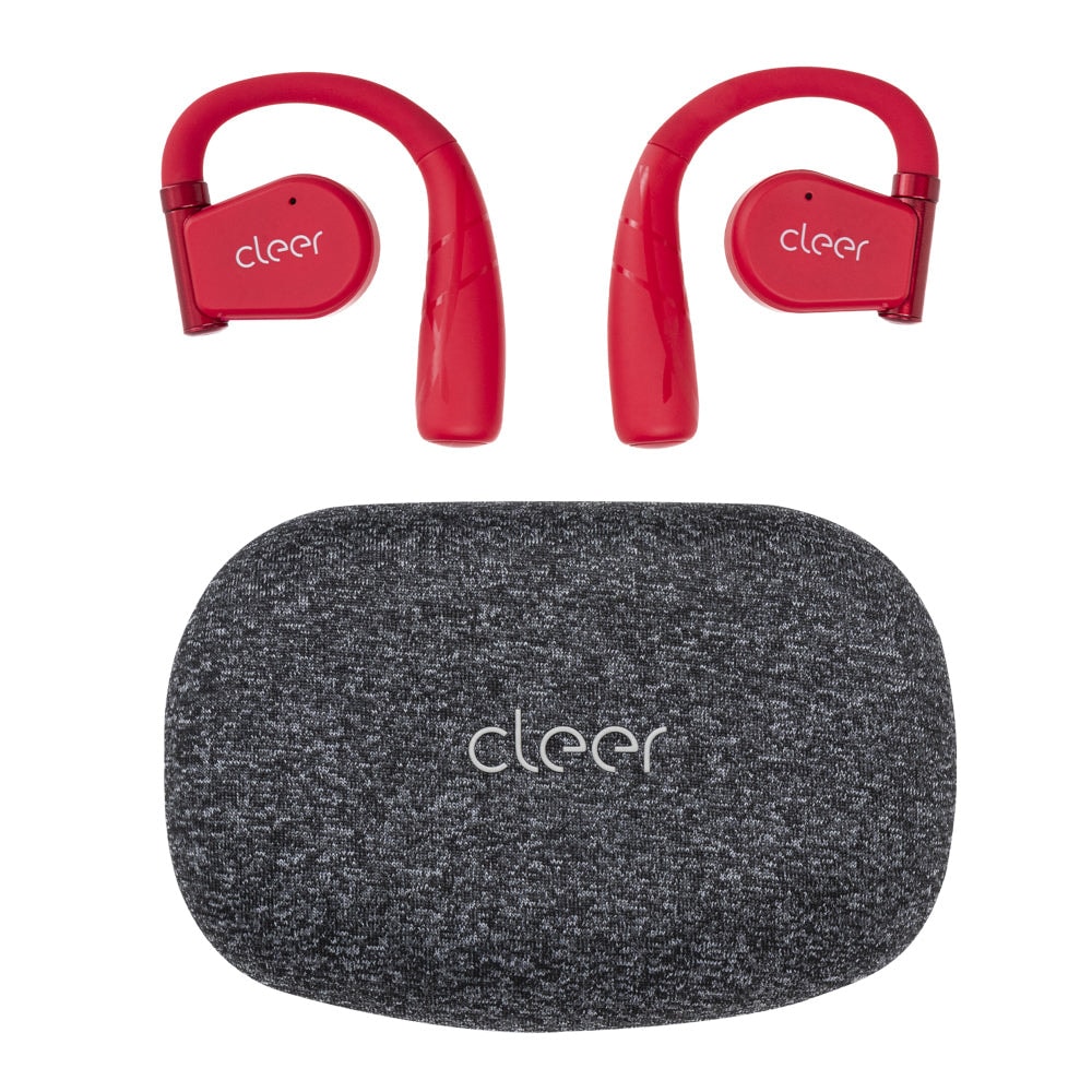 Audifonos Cleer ARC II Sport Open-Ear: conexión 5.3, IPX5, 35h Batería, UV Case red — imagen 2