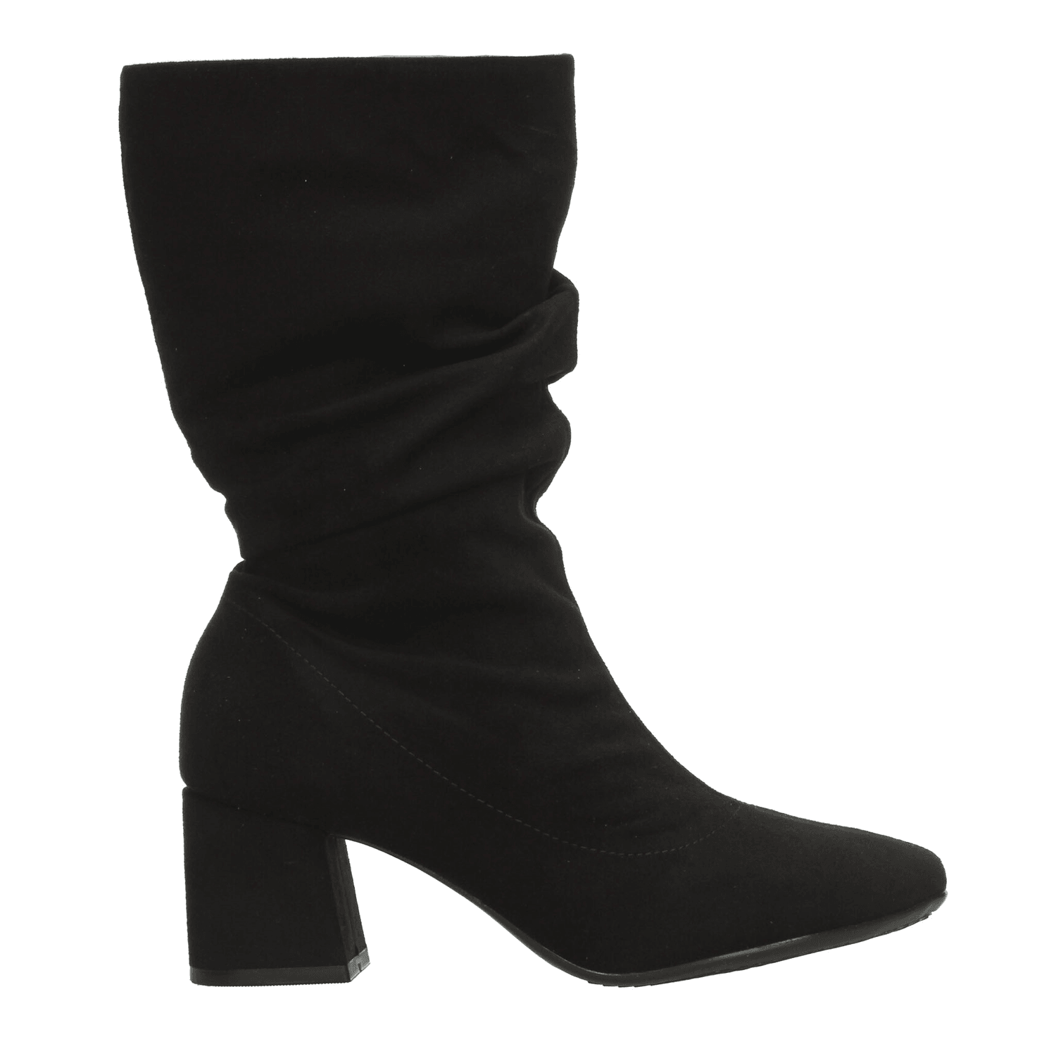 Bota Beira Rio Dama Casual Slouchy Tacón Negro Mujer — imagen 1