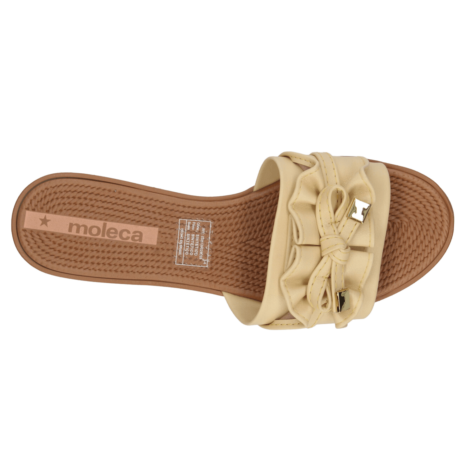 Sandalias Moleca Dama Amarillo Casual Para Mujer — imagen 9