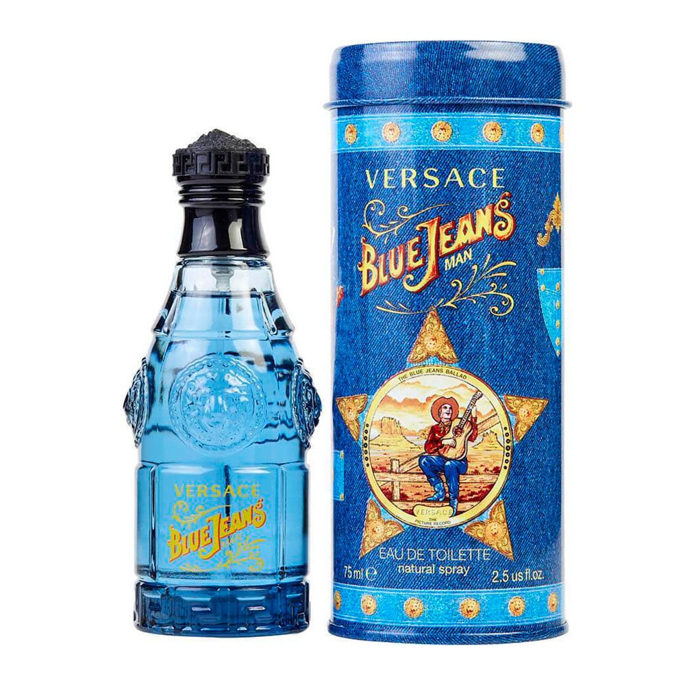 Perfume Versace Blue Jeans Agua de tocador 75ml hombre Mag — imagen 2