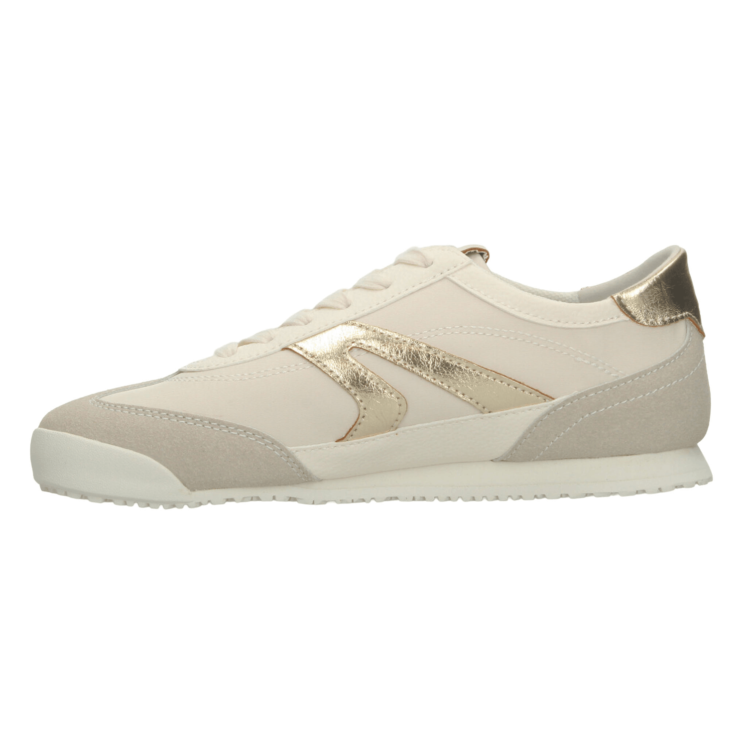 Tenis Ozono Dama Beige Dorado Casual Para Mujer — imagen 6