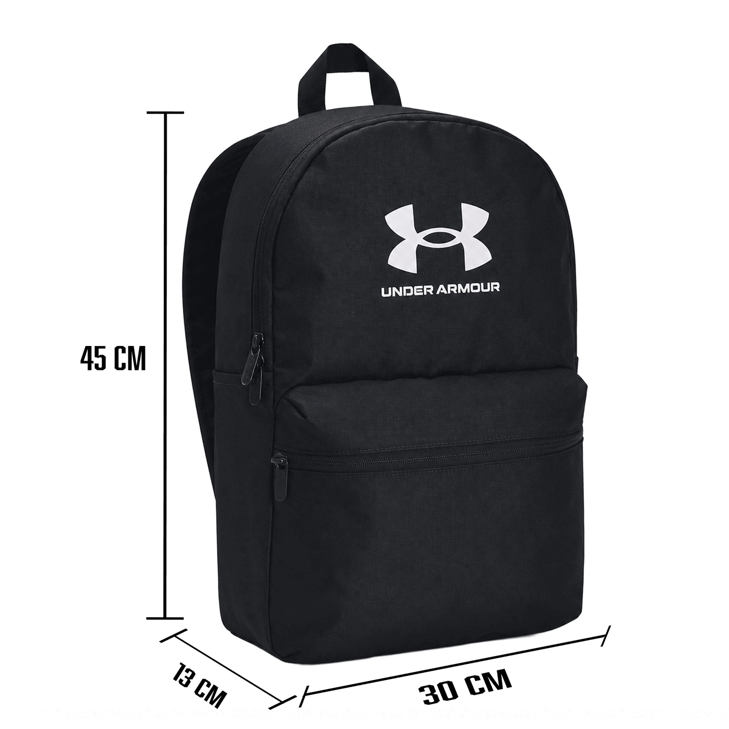 Mochila Under Armour Essential Negro Escolar Unisex 18L — imagen 6